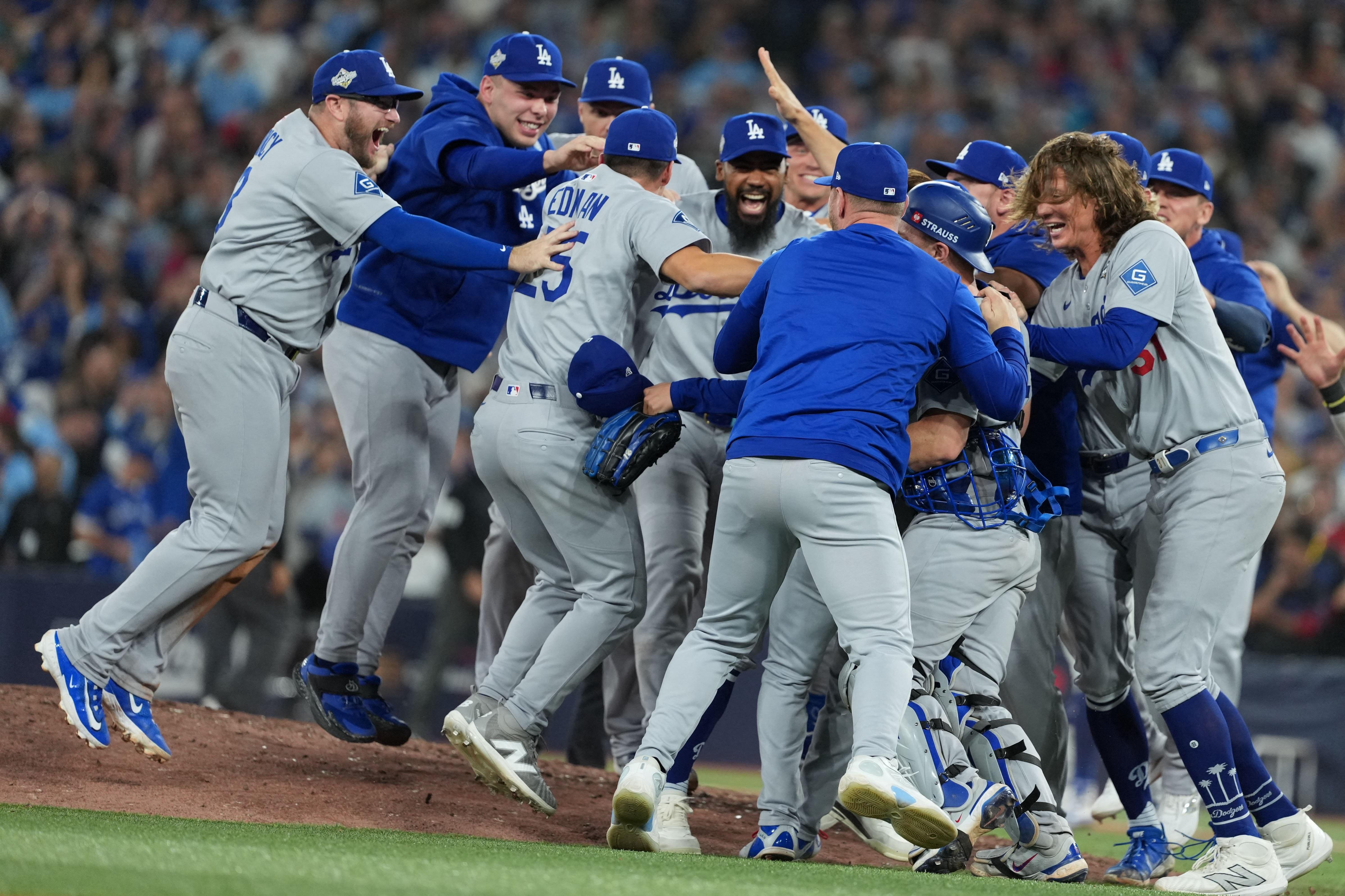 Dodgers beat Blue Jays to repeat as MLB World Series champions