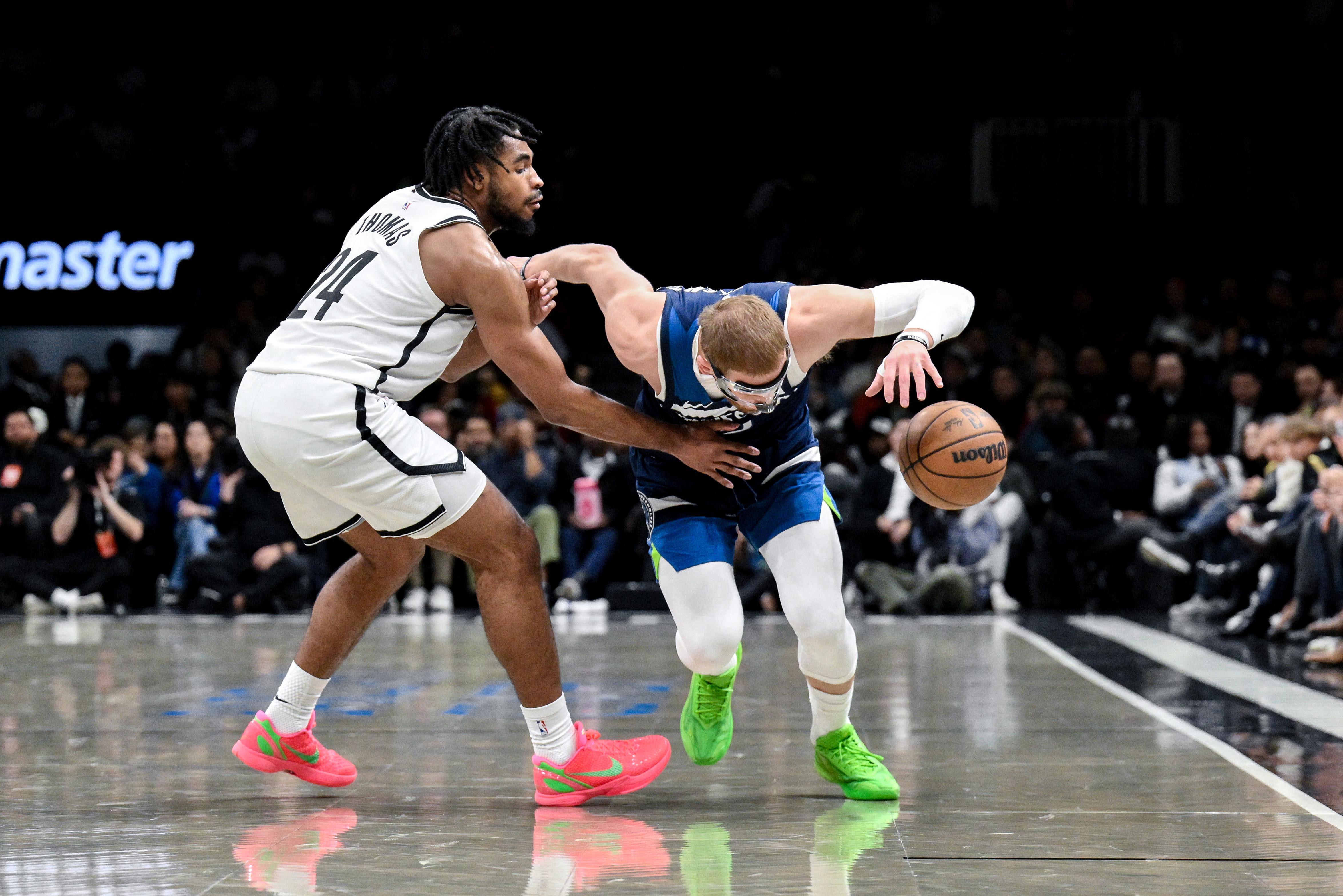 NBA: Fourth-quarter surge propels Wolves past winless Nets
