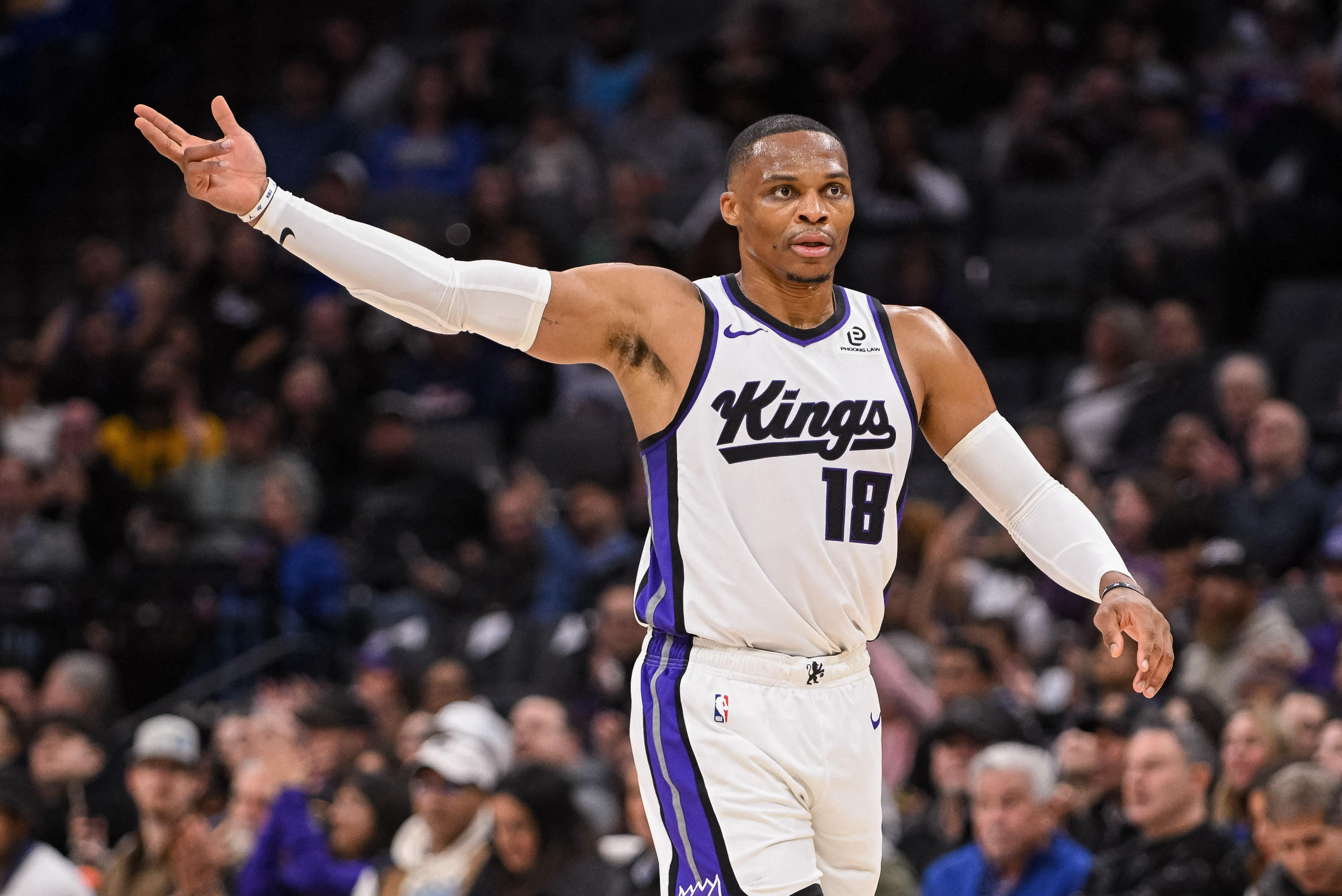 NBA: Russell Westbrook's triple-double carries Kings past Warriors