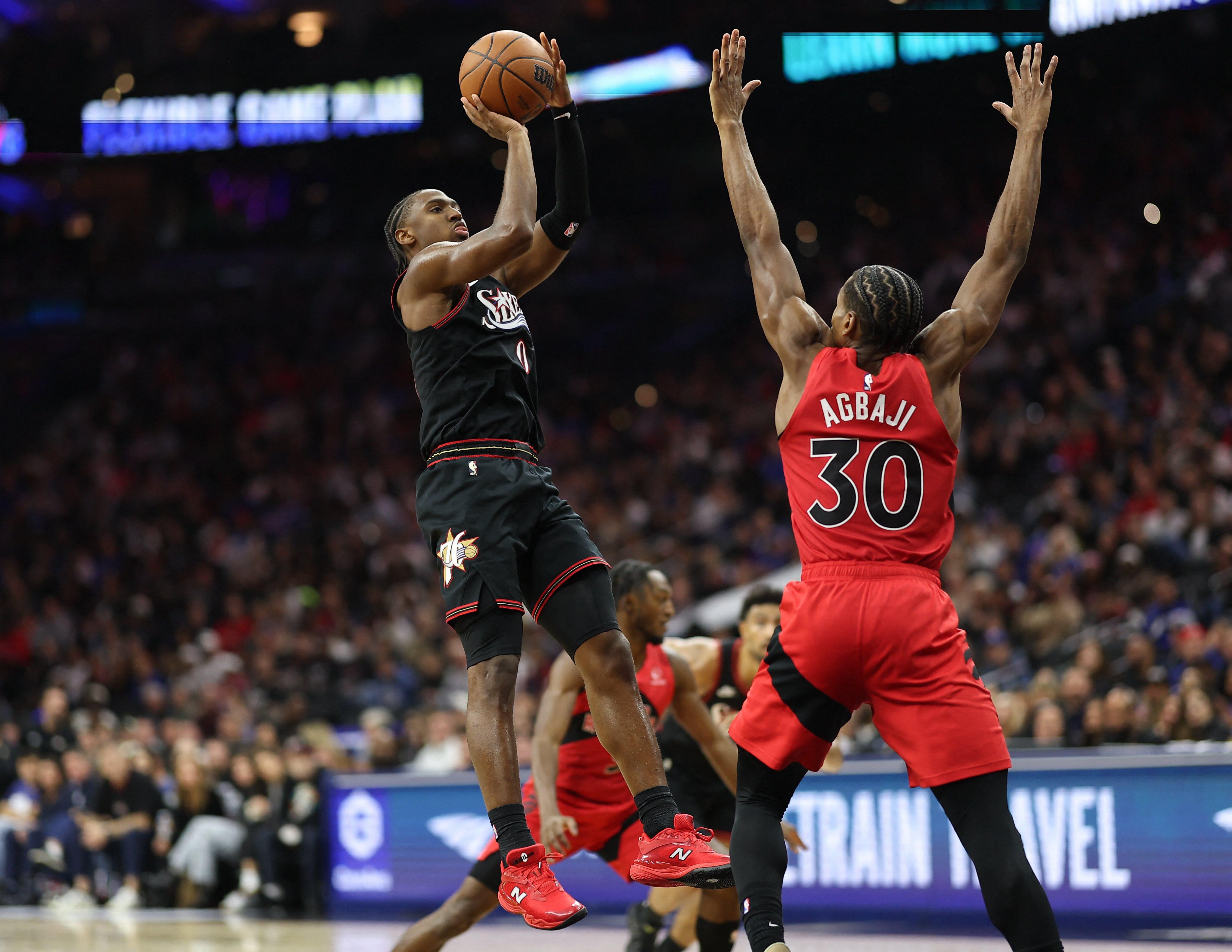 NBA: 76ers overcome slow start to end Raptors" win streak