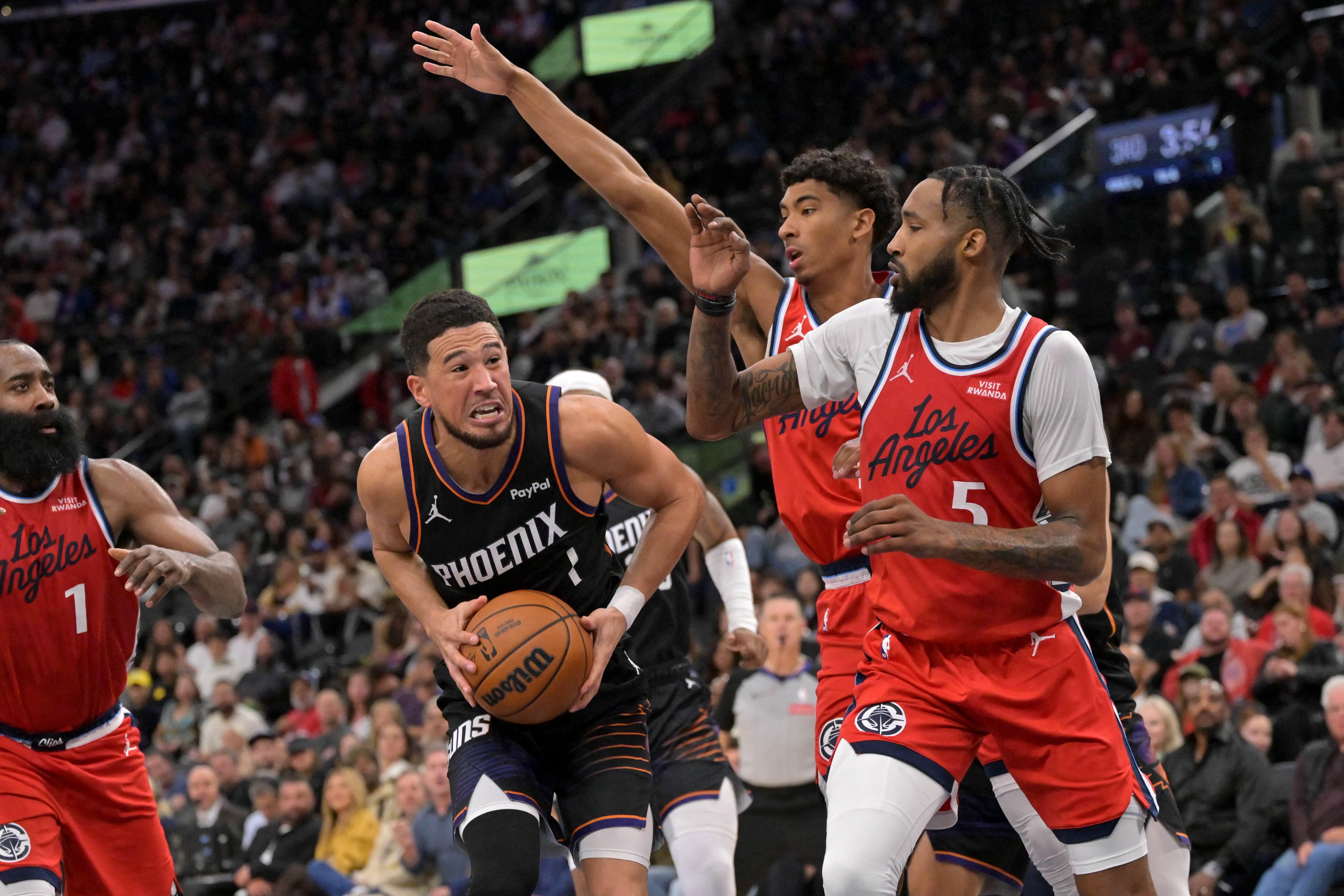 NBA: Devin Booker leads Suns to second straight win over Clippers