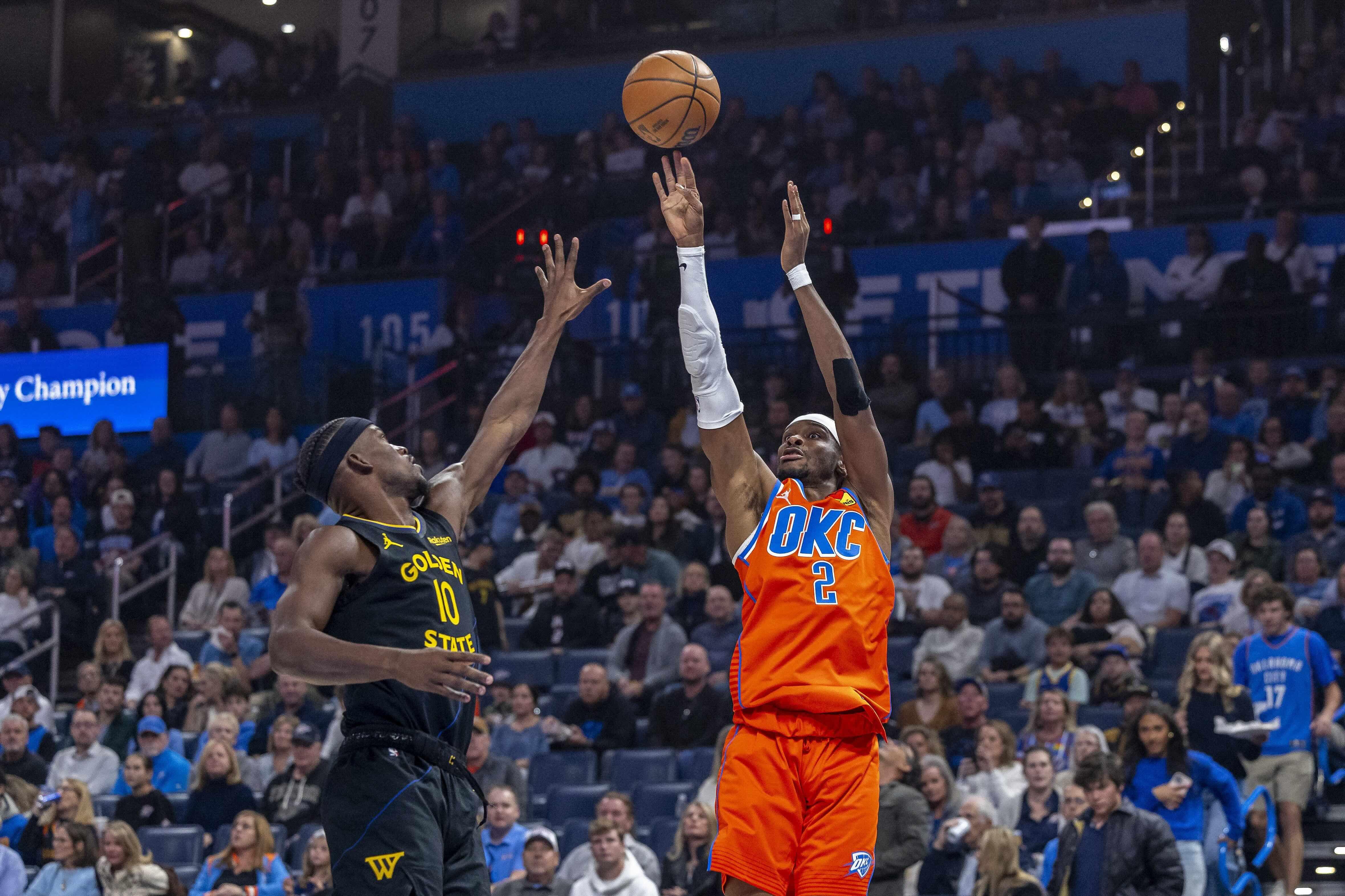 NBA: Shai Gilgeous-Alexander scores 28 to carry Thunder past Warriors
