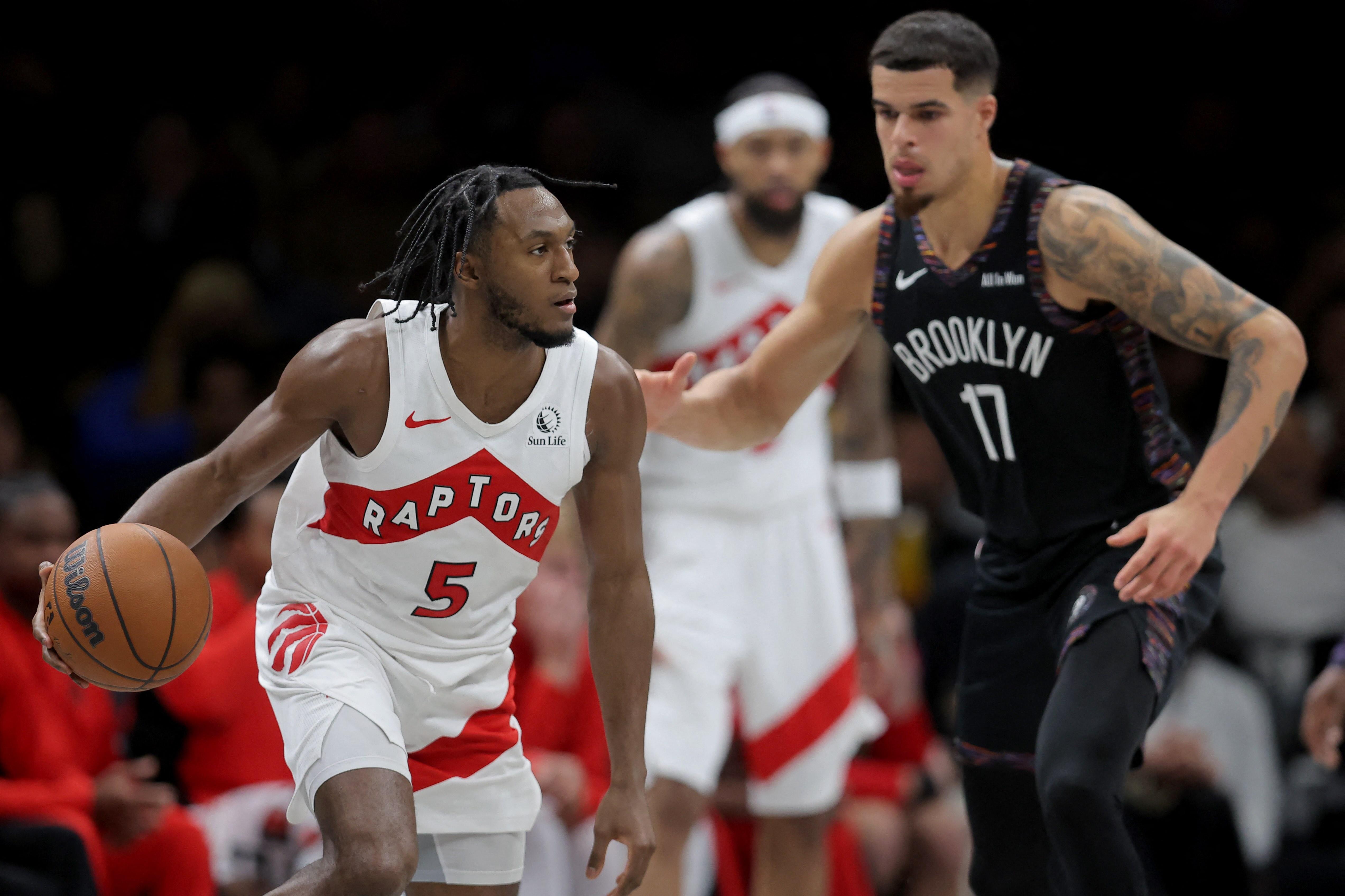 NBA: Raptors dominate glass, paint and pull away from Nets