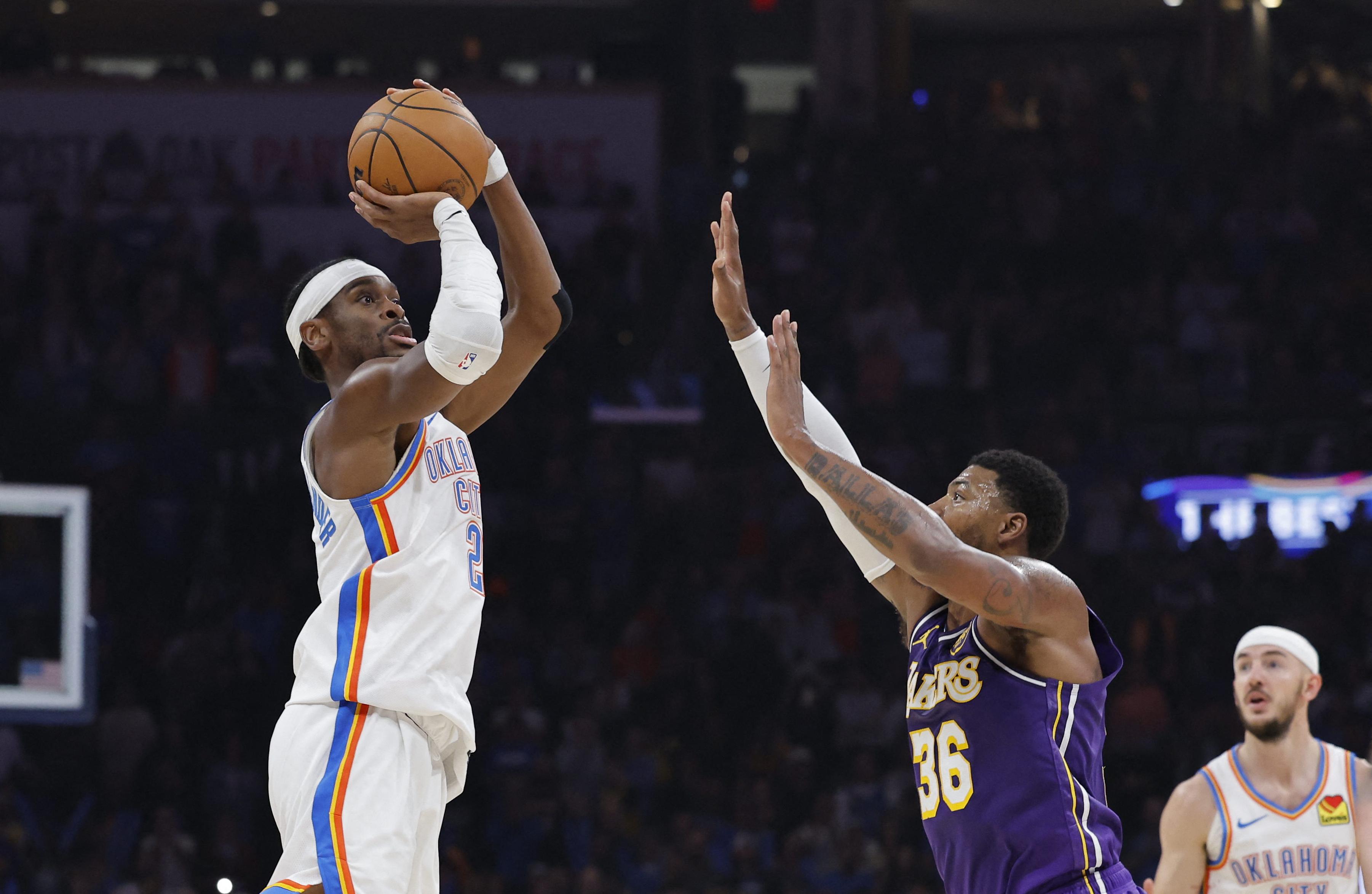 NBA: Shai Gilgeous-Alexander, Thunder get off to fast start in rout of Lakers