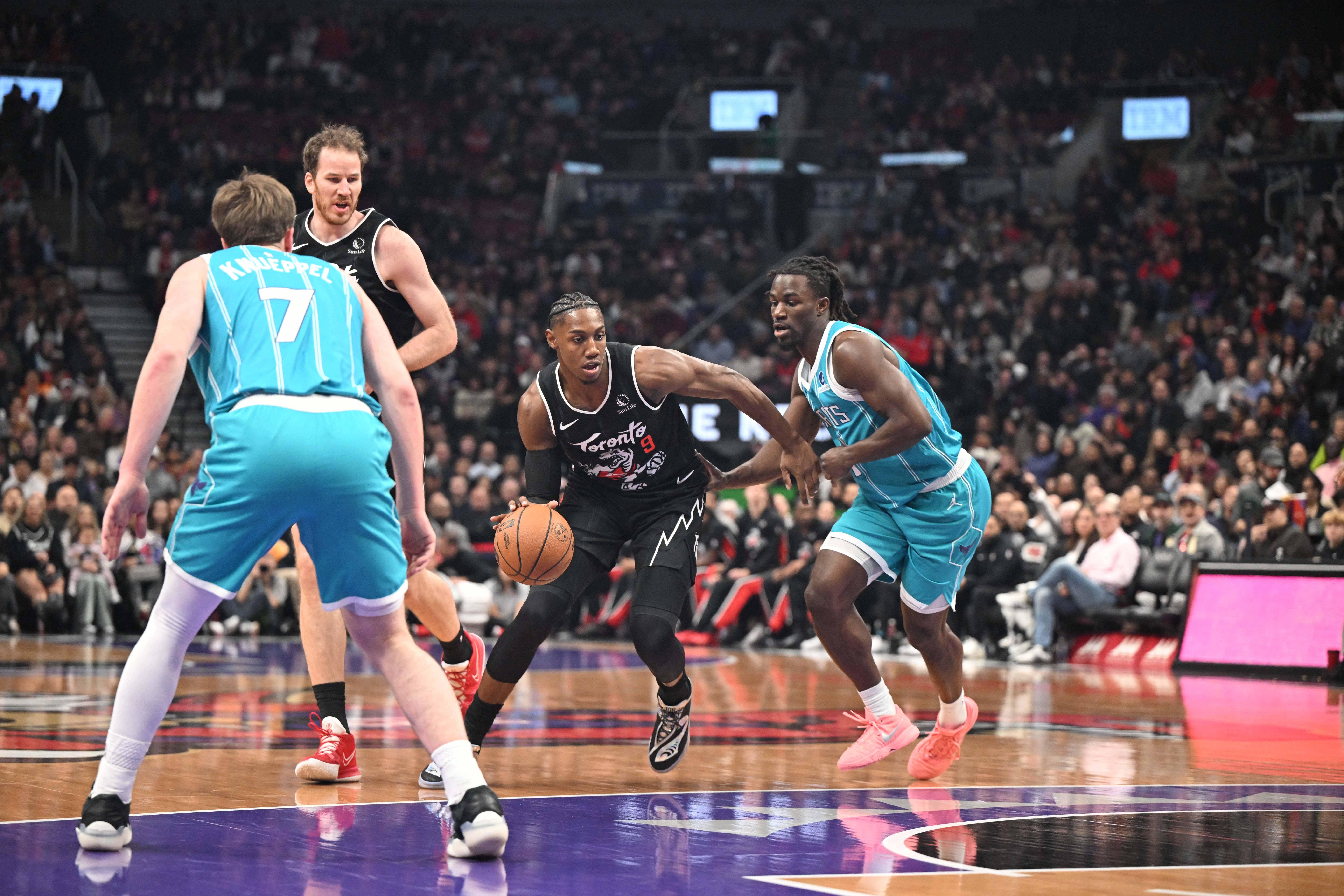 NBA: RJ Barrett helps Raptors outperform Hornets down stretch
