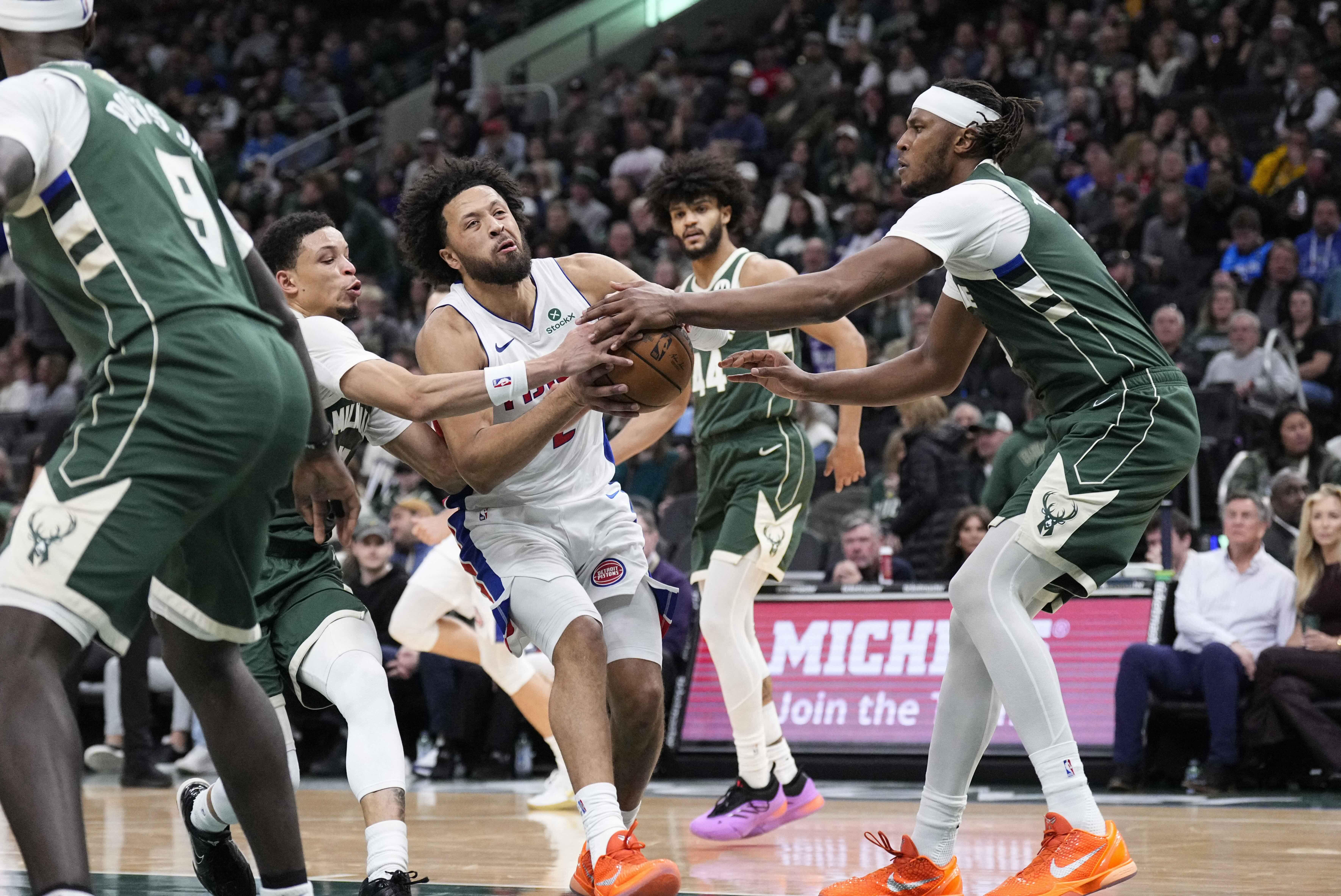 NBA: Streaking Pistons decisively record rare win over Bucks