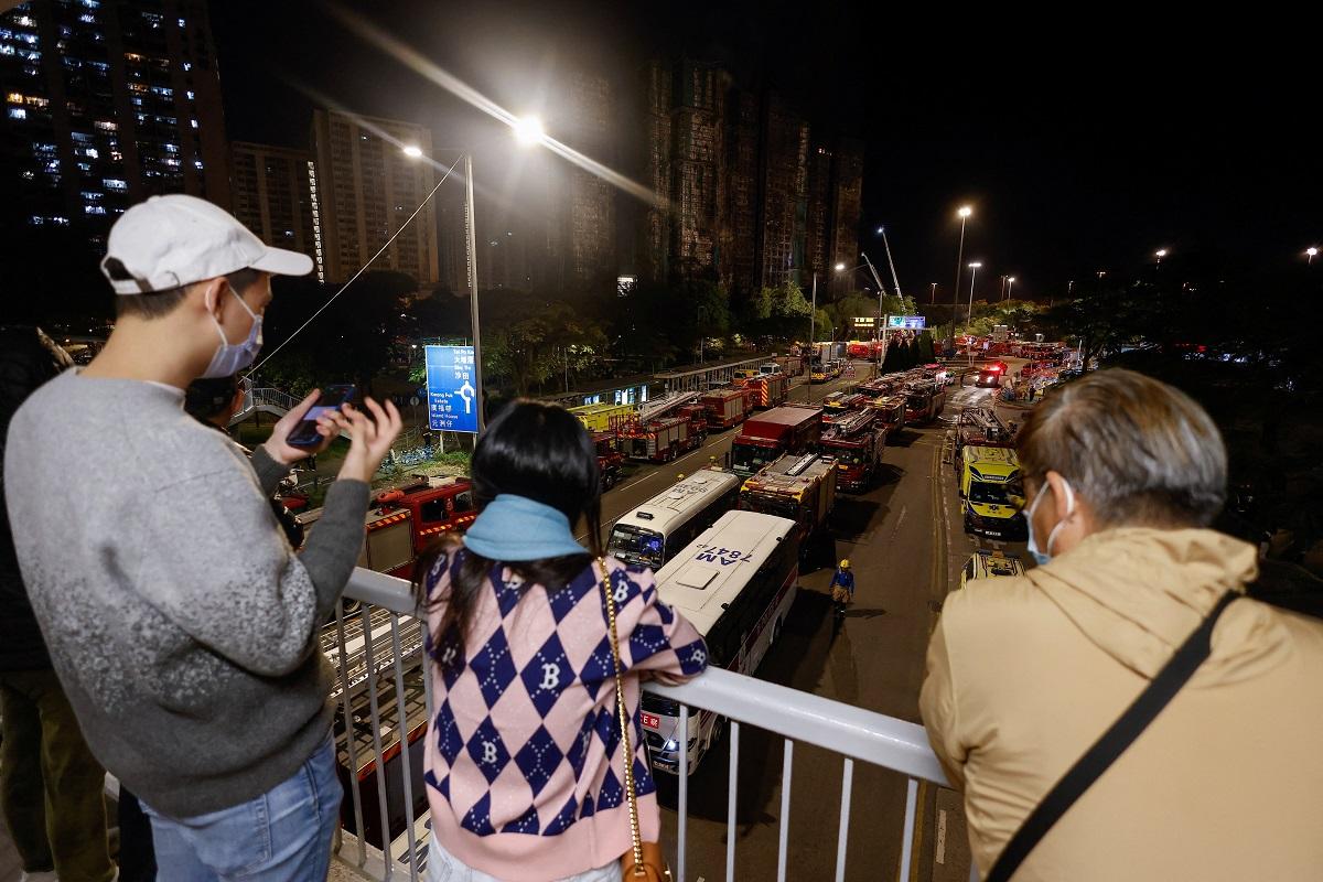 Hong Kong police arrest construction firm bosses over fire; death toll hits 83 with 300 missing