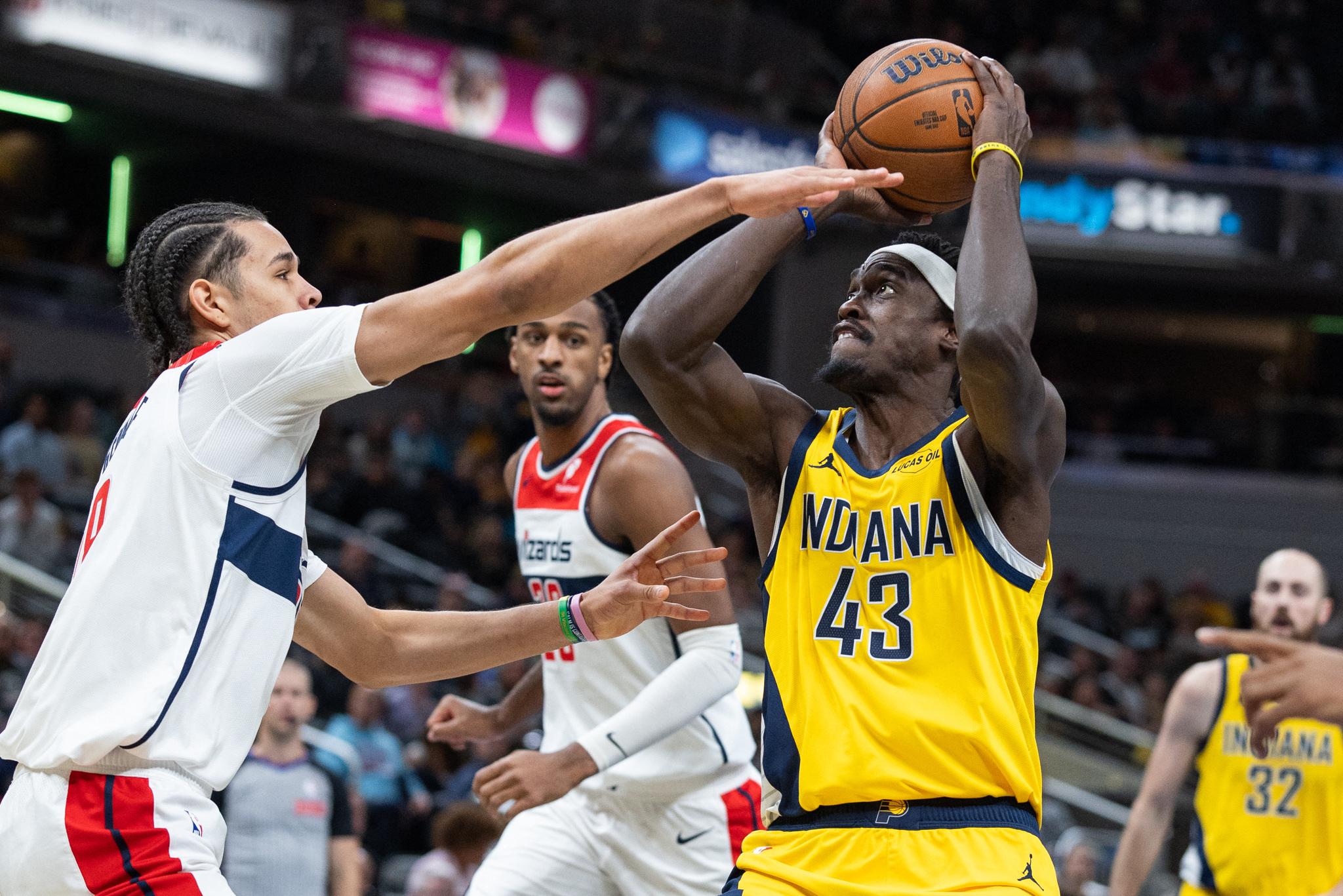 NBA: Pascal Siakam posts double-double as Pacers throttle Wizards