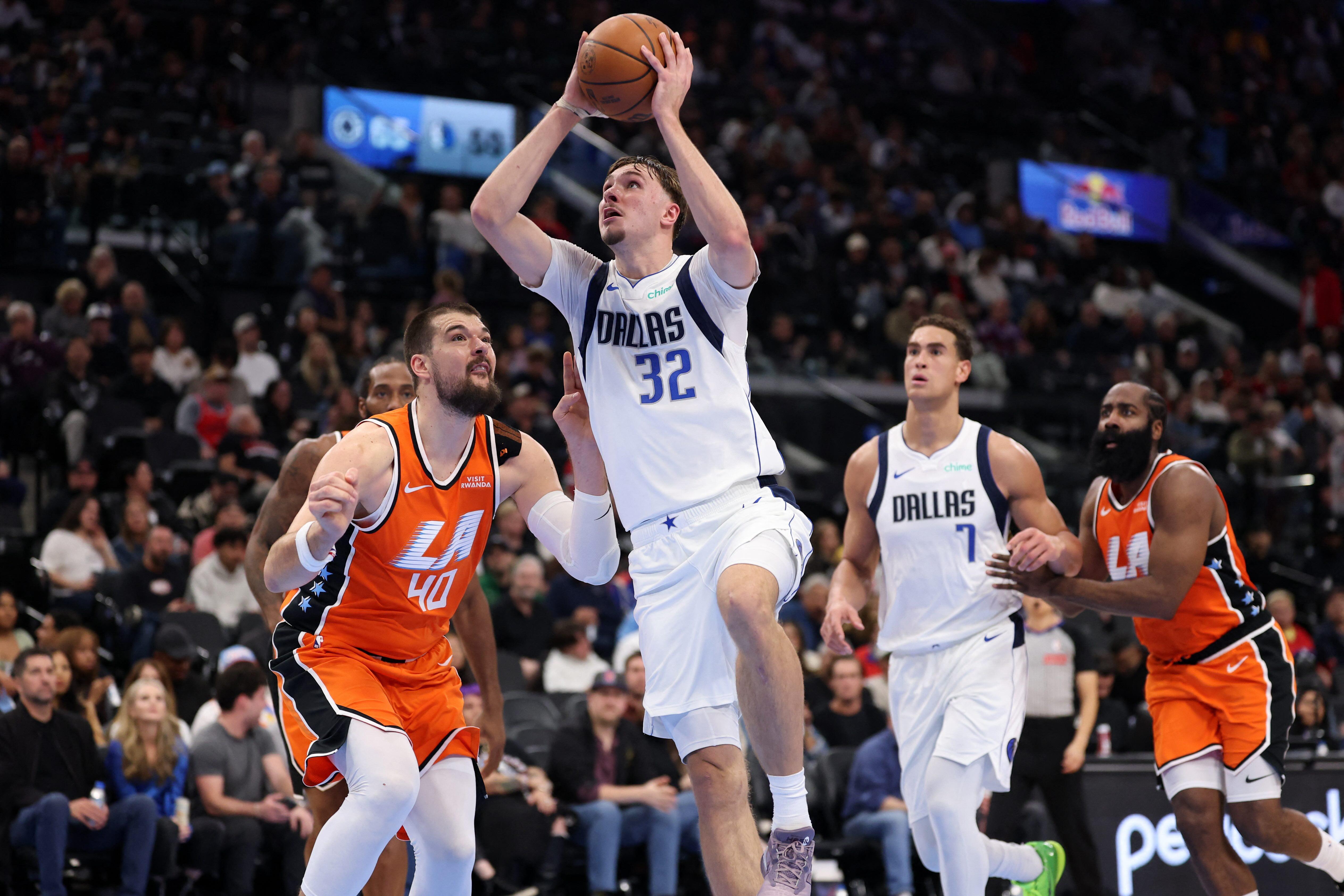 NBA: Cooper Flagg scores 35 as Mavs eke out win vs. Clippers