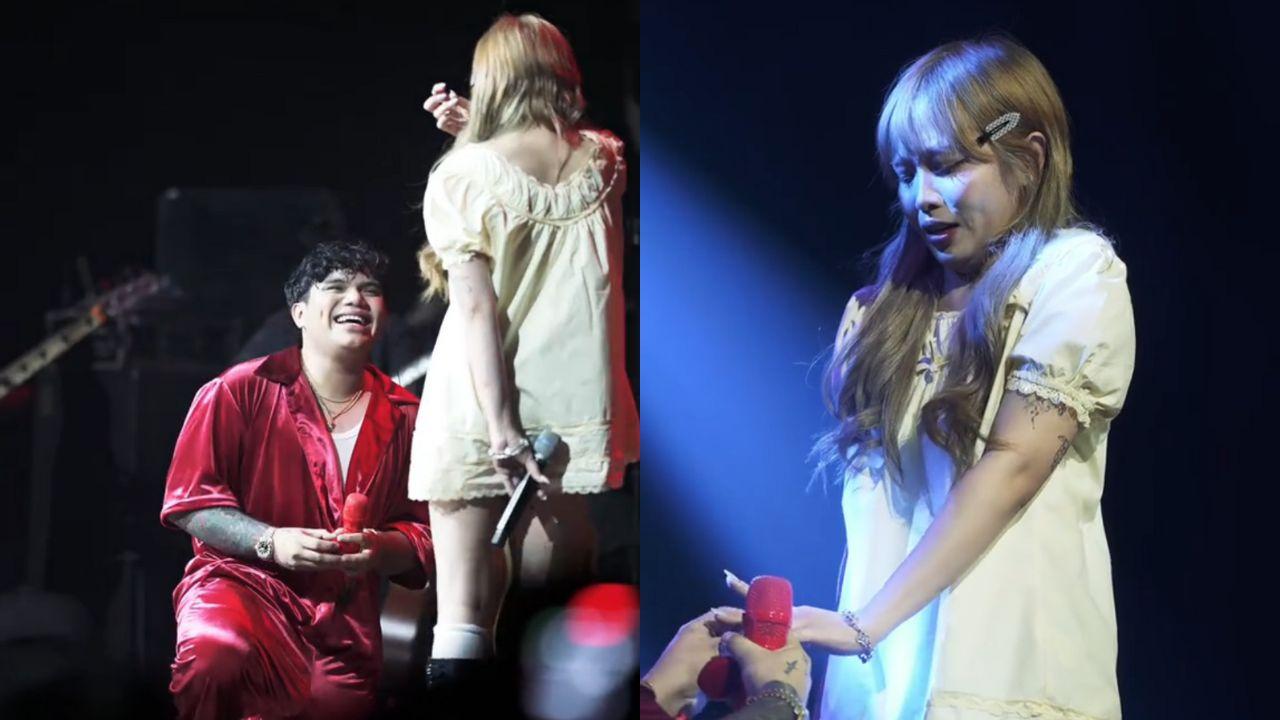 Dionela proposes to GF Meizy Mendoza at his concert