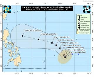Tropical depression outside PAR may become super typhoon — PAGASA