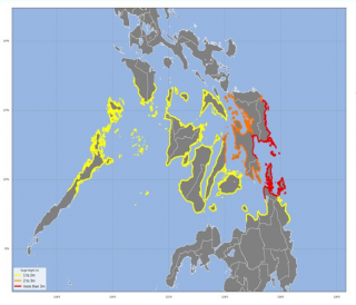 PAGASA raises storm surge warning in 30 areas amid Tino wrath