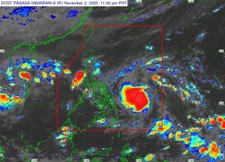 Severe Tropical Storm Tino 11 p.m. Nov. 2, 2025