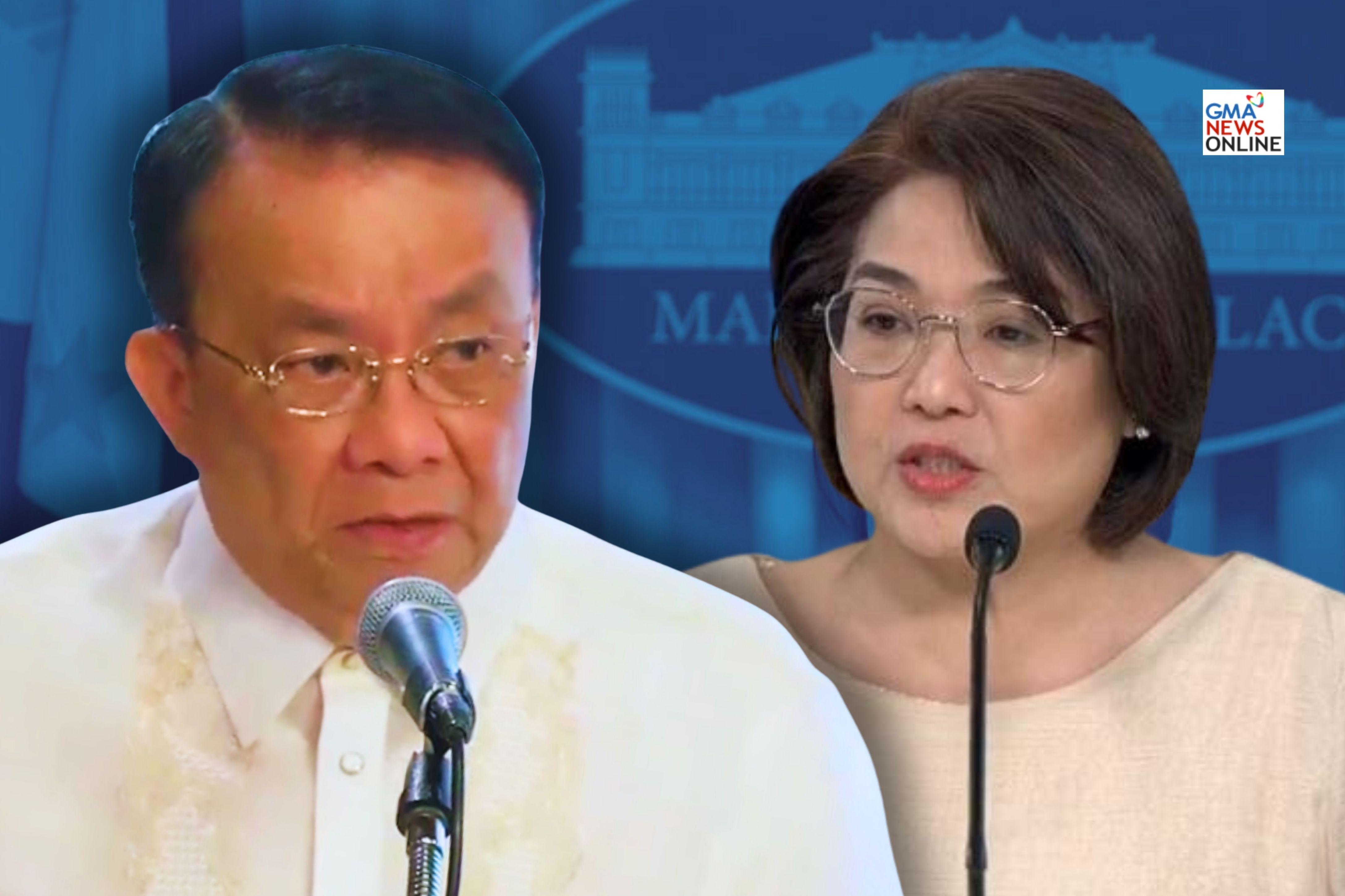 Lucas Bersamin resignation Claire Castro flood control projects