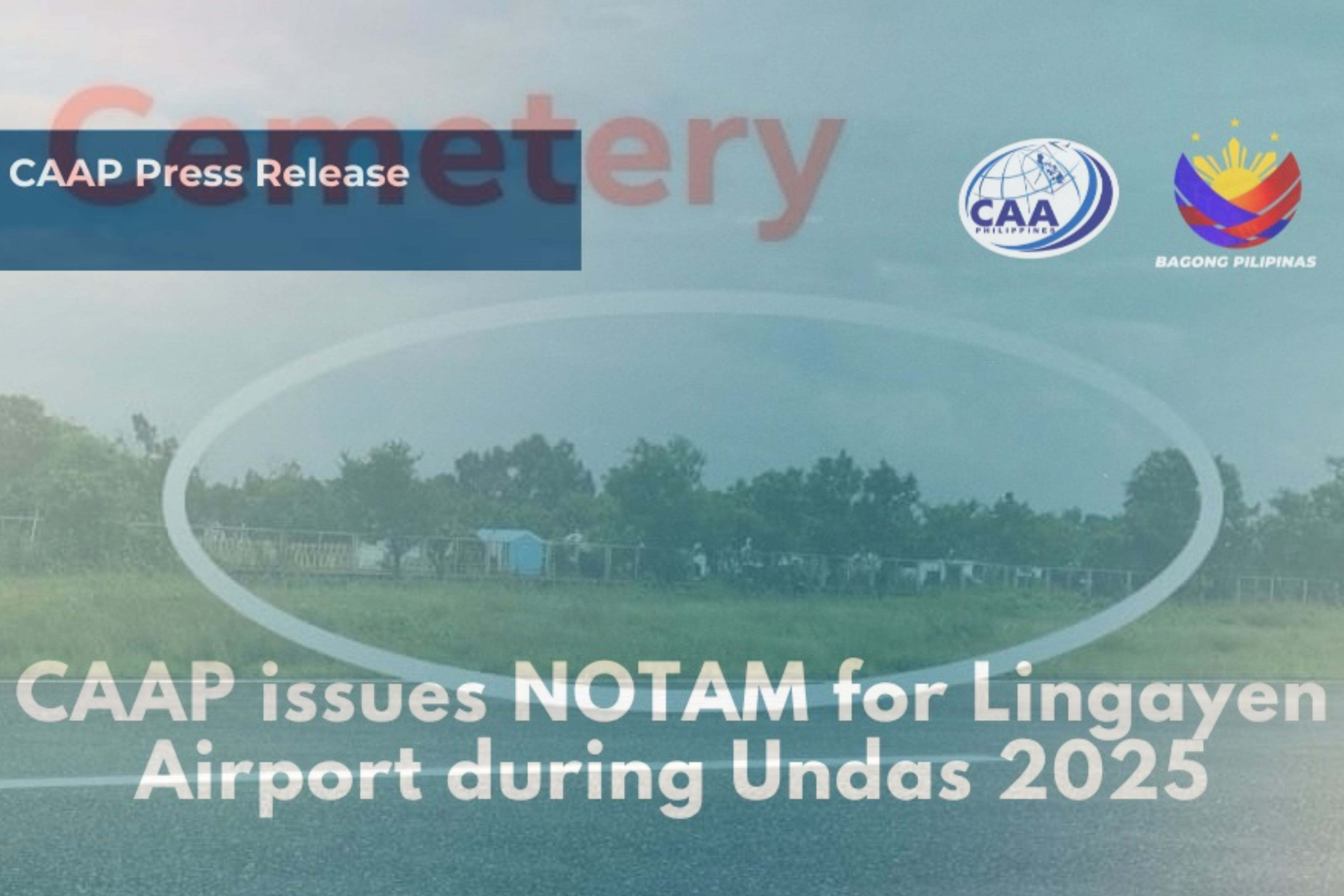 Lingayen Airport closed for Undas 2025