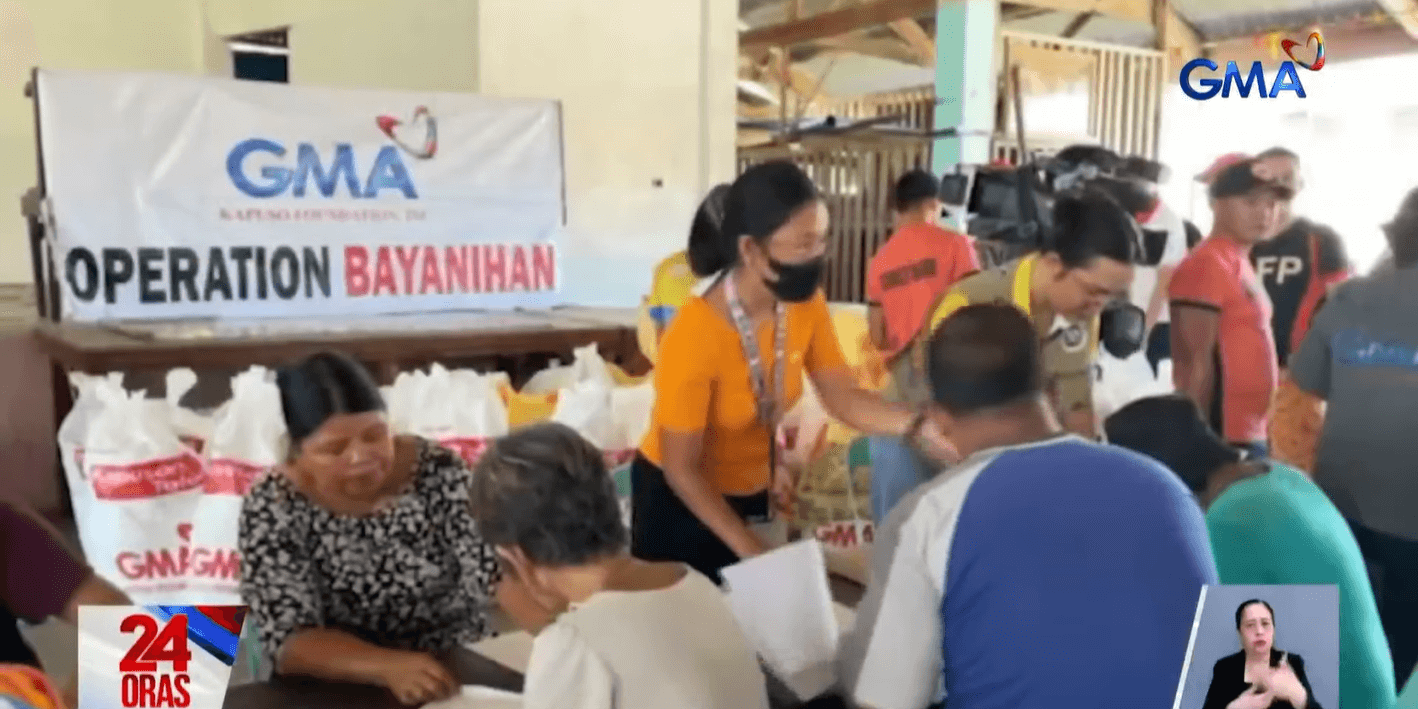 1,000 families affected by Tino in Talisay, Cebu receive aid from GMA Kapuso Foundation
