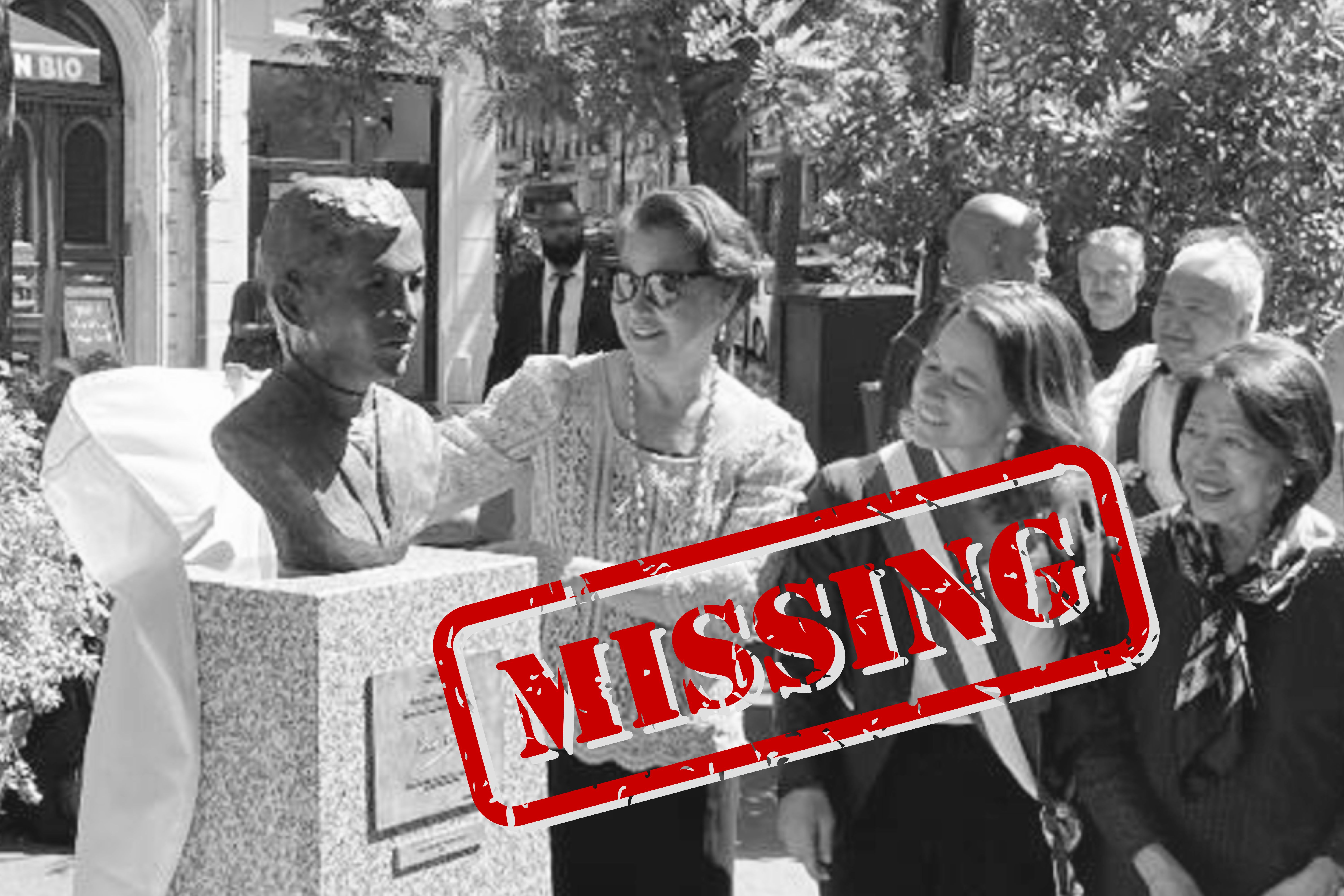 The bust of Dr. Jose Rizal in Paris, France has gone missing.
