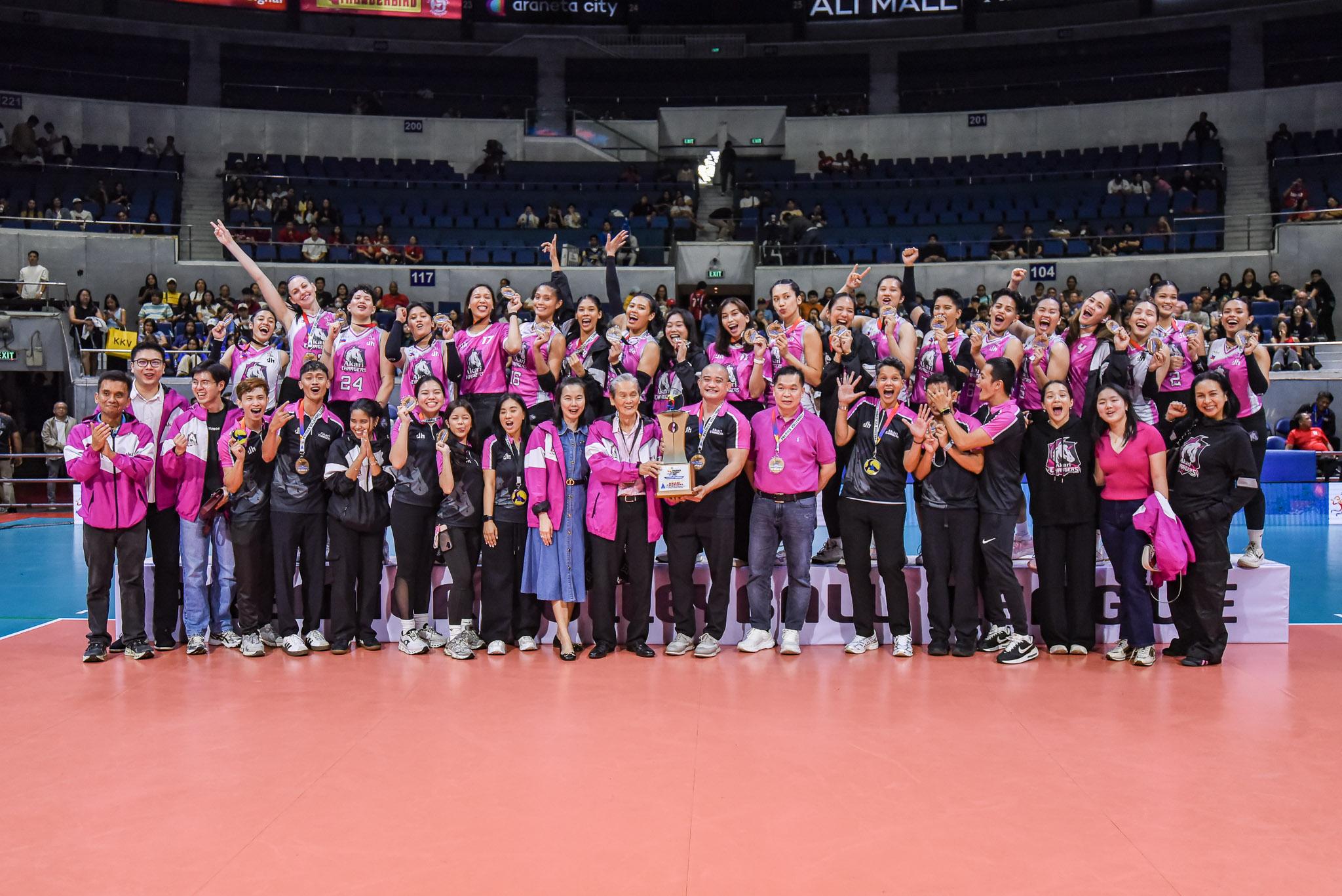 PVL: Akari stuns PLDT in five-set thriller to claim Reinforced Conference bronze medal 