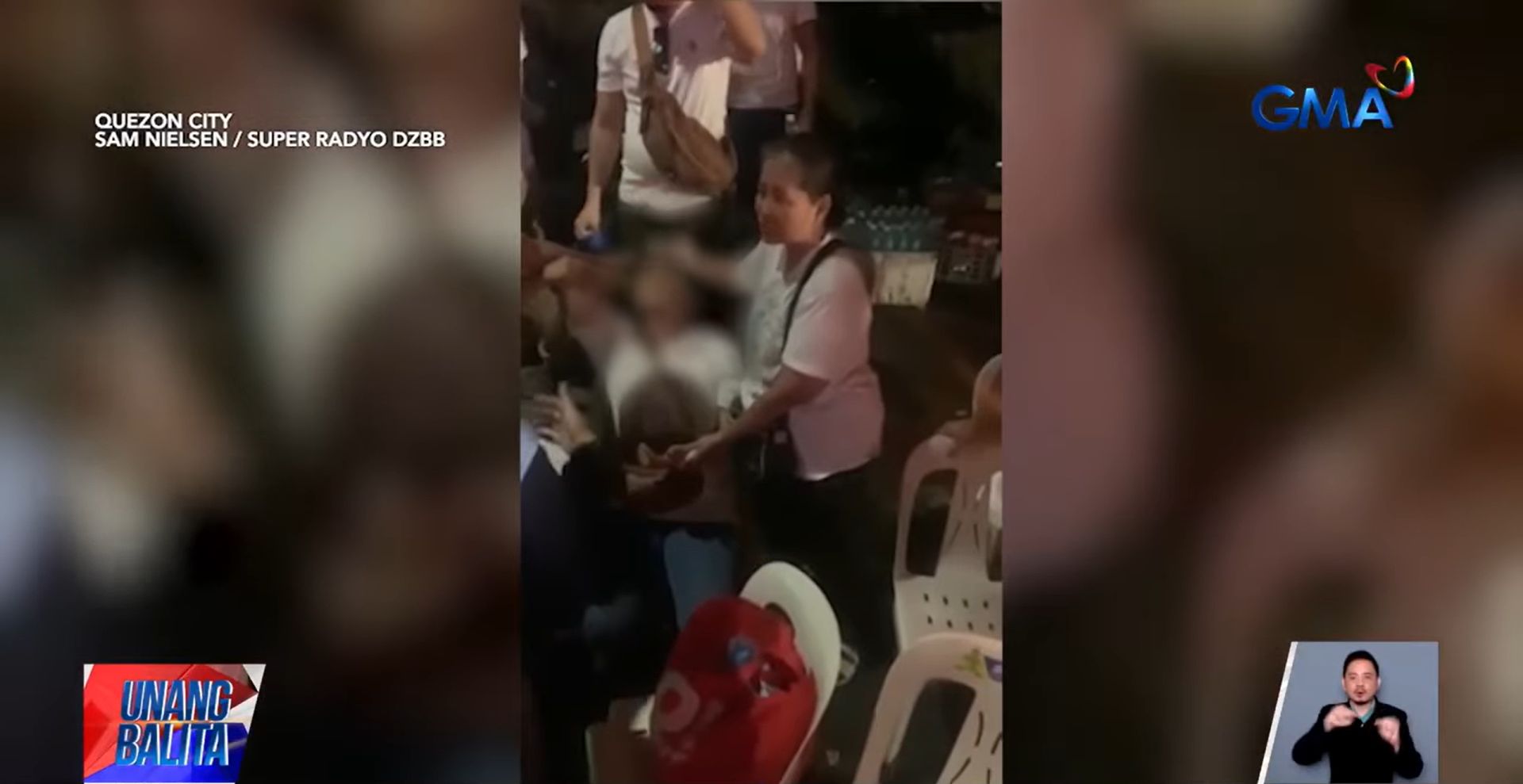 Babaeng nagra-rally sa People Power Monument, sugatan nang mabagsakan ng drone sa ulo
