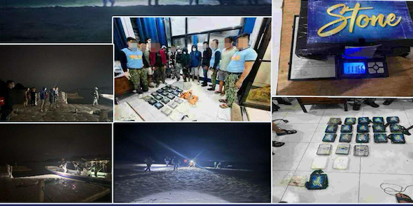 PNP, PDEA seize P127M cocaine shipment in Palawan