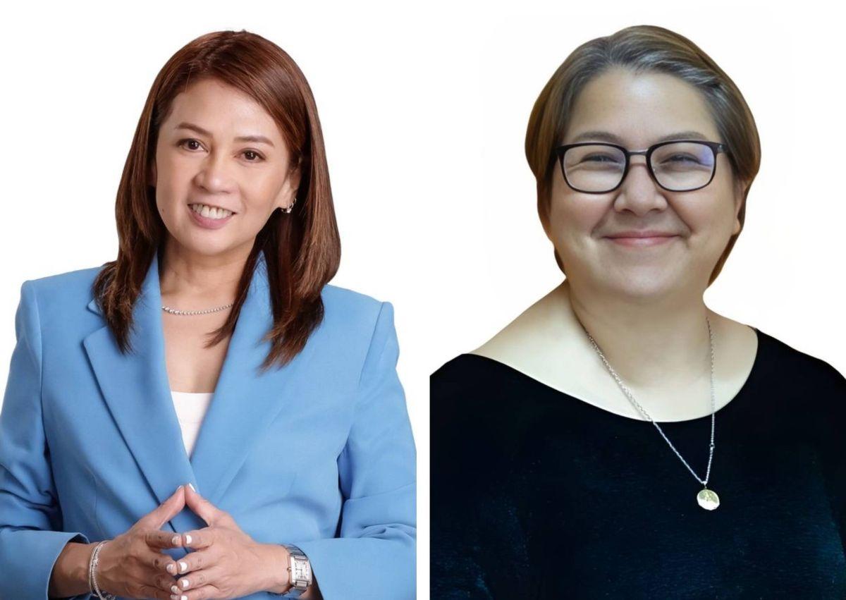 GMA Integrated News OIC Michelle Seva and GMA Regional TV and Synergy OIC Marivic Araneta