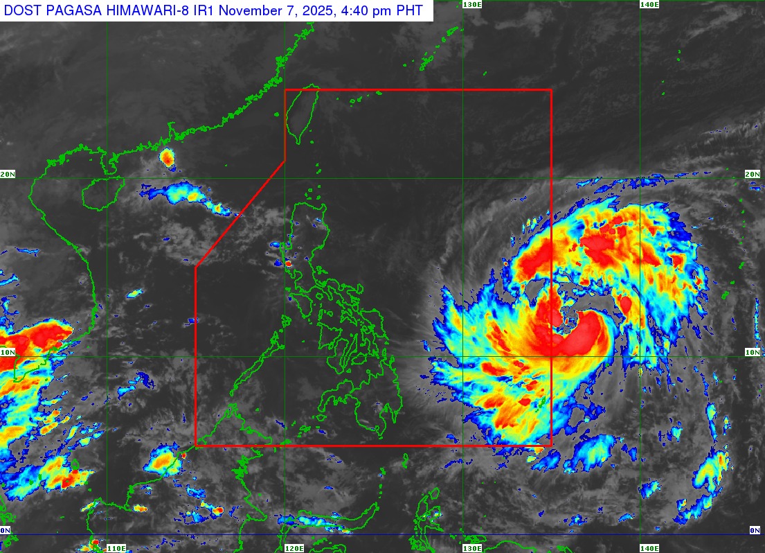 Signal No. 5 seen in Uwan's possible landfall areas in Aurora, Isabela on Sunday night