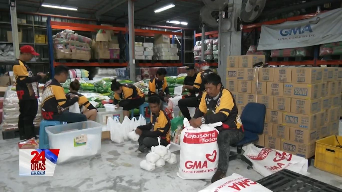 Kapuso Foundation positions relief goods for Uwan-affected Filipinos