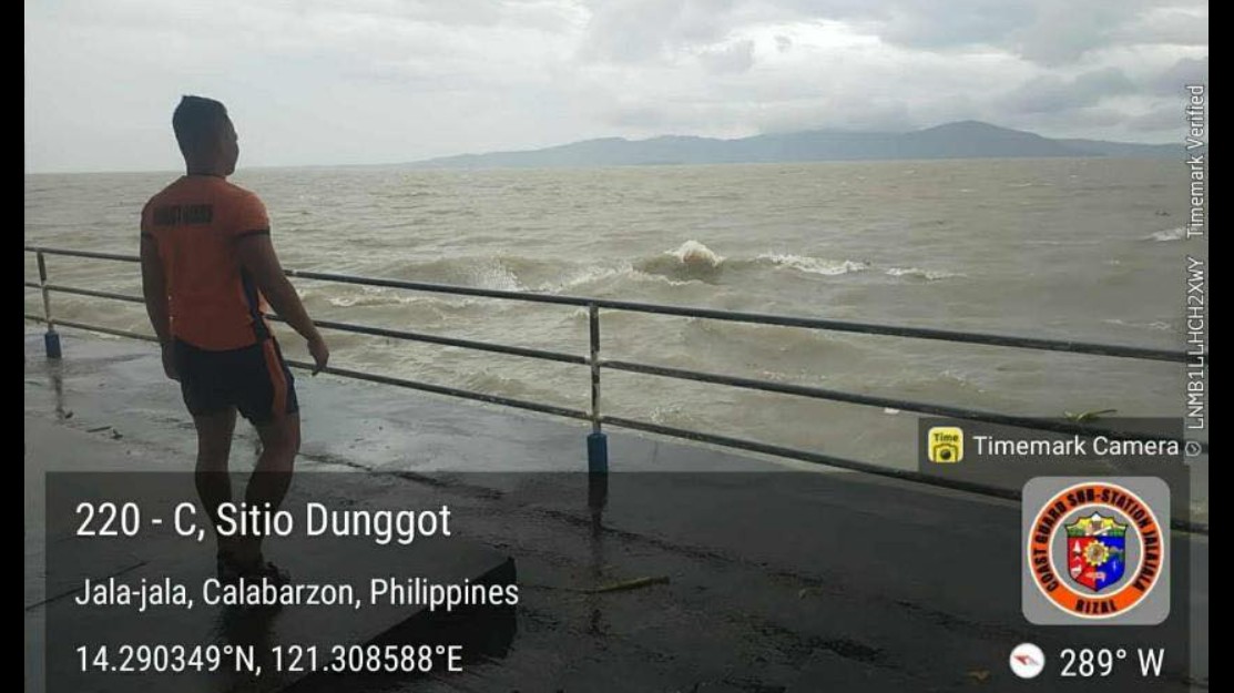 Laguna Lake reaches 'above critical level' amid heavy downpour from Uwan