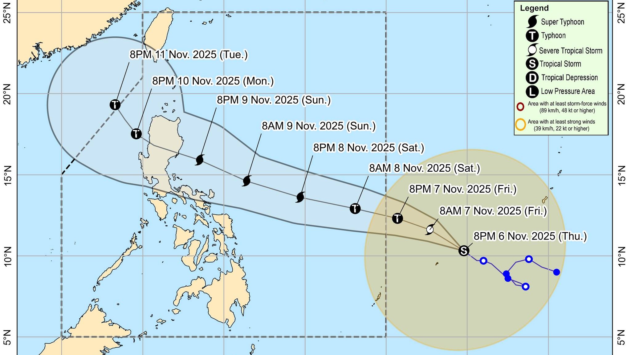 Tino leaves PAGASA monitoring domain with over 100 dead