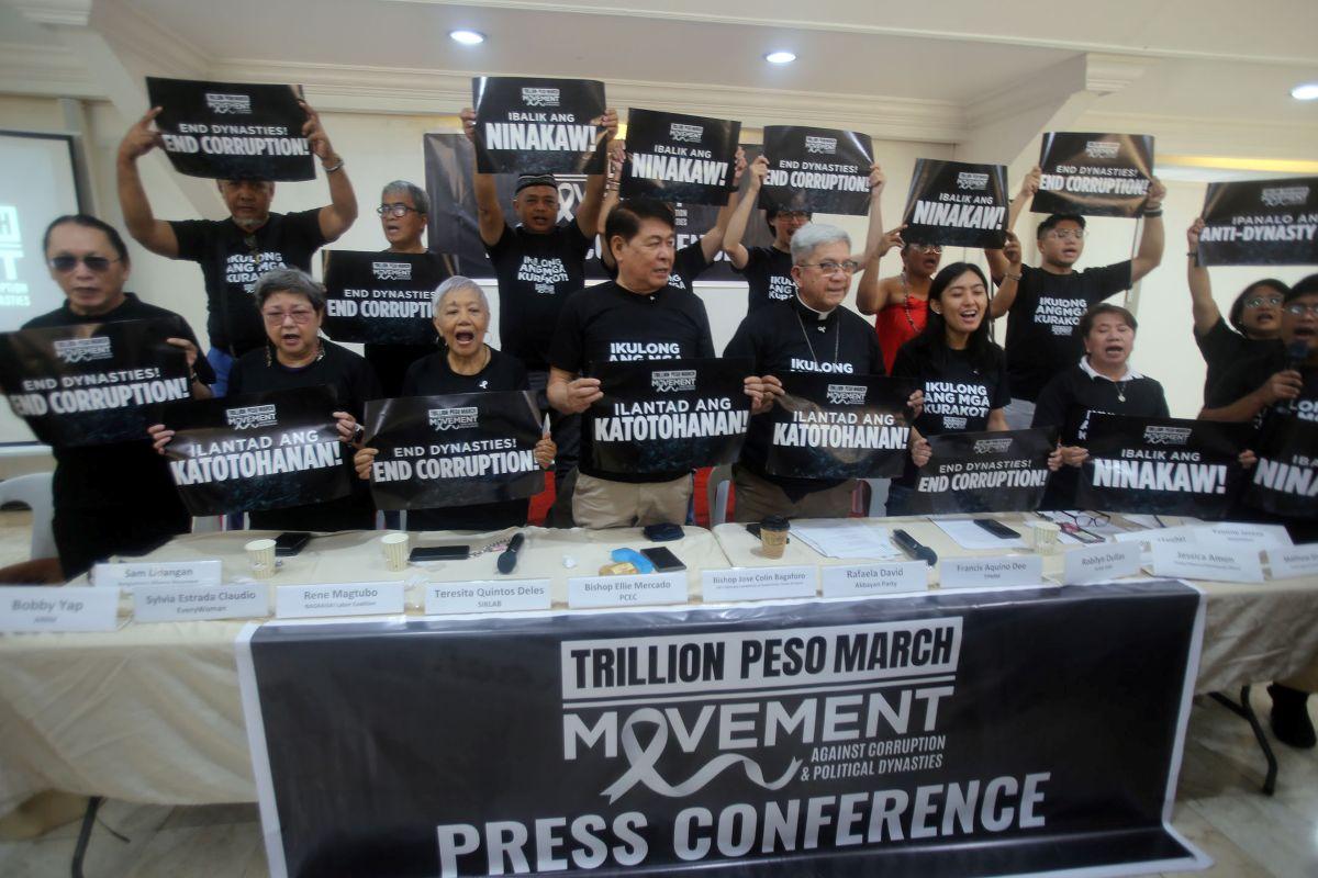 Trillion Peso March Movement press conference