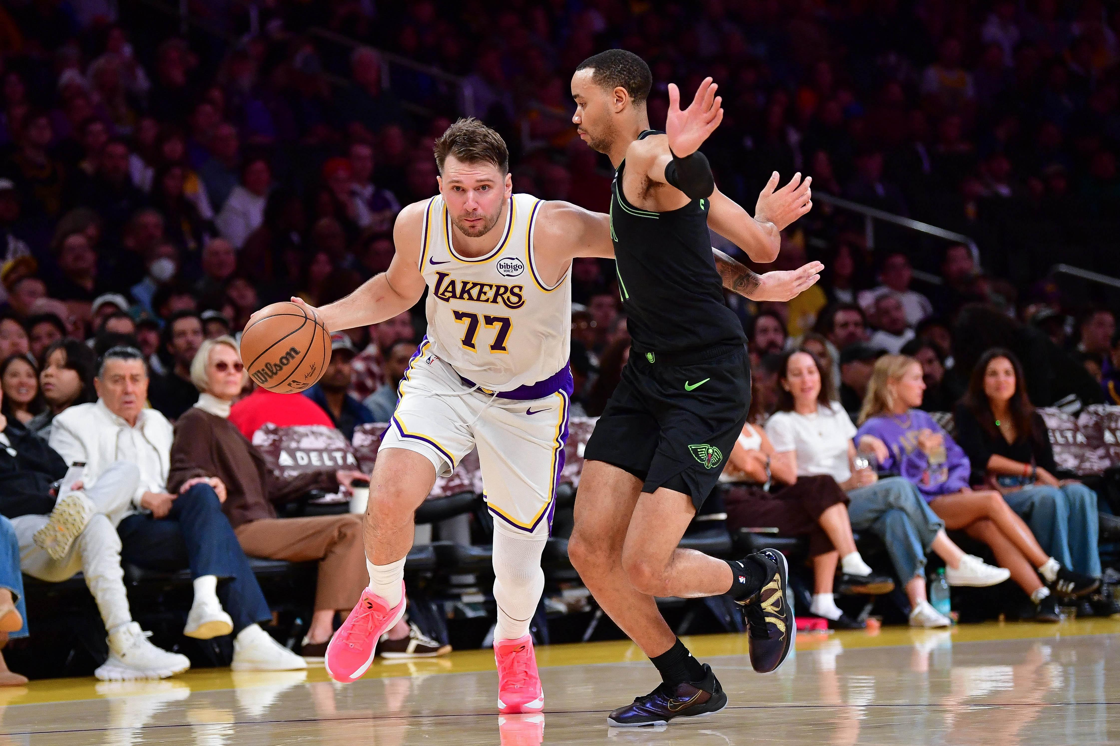 NBA: Luka Doncic helps Lakers beat Pelicans for seventh straight win