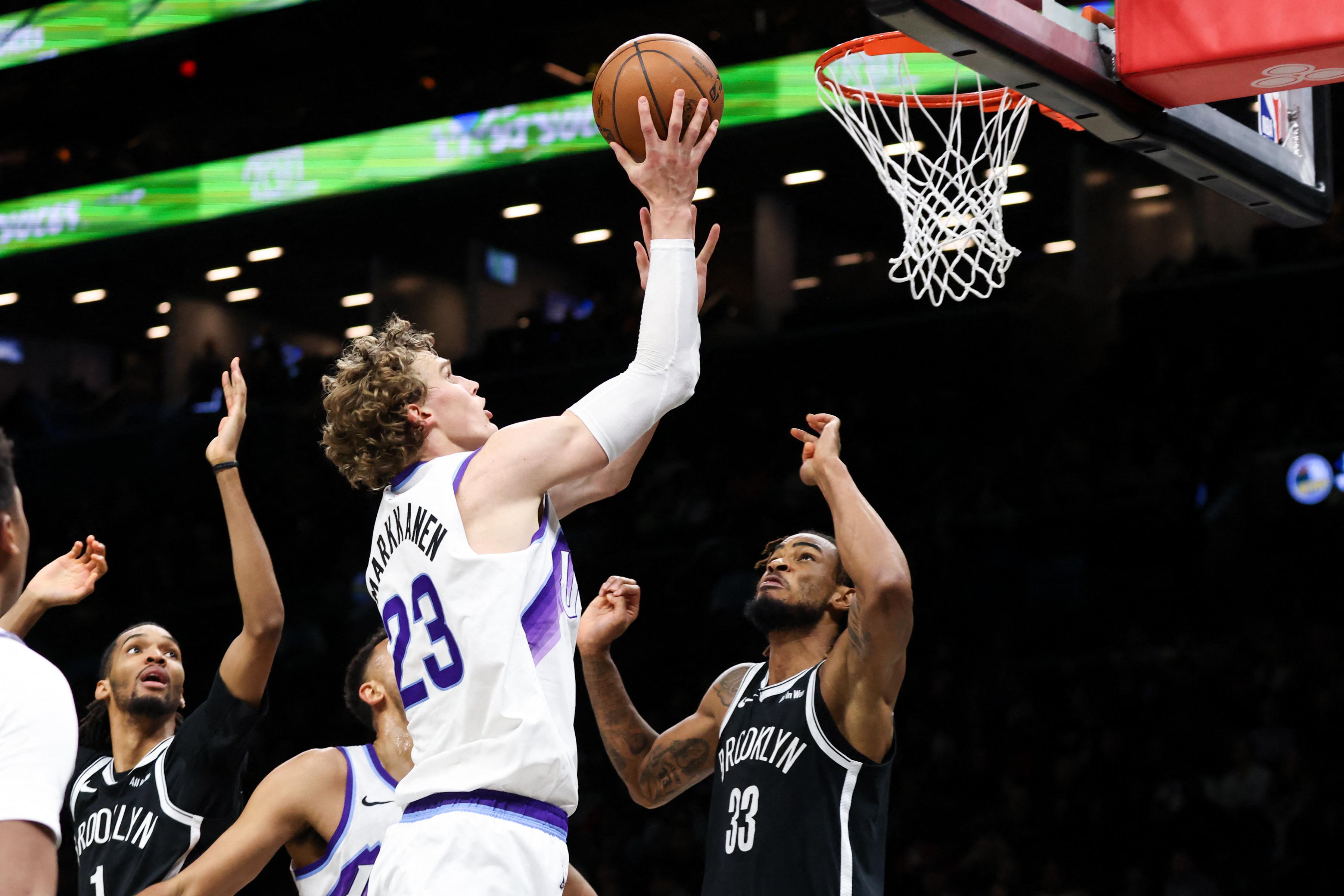 NBA: Lauri Markkanen, Keyonte George propel Jazz past Nets