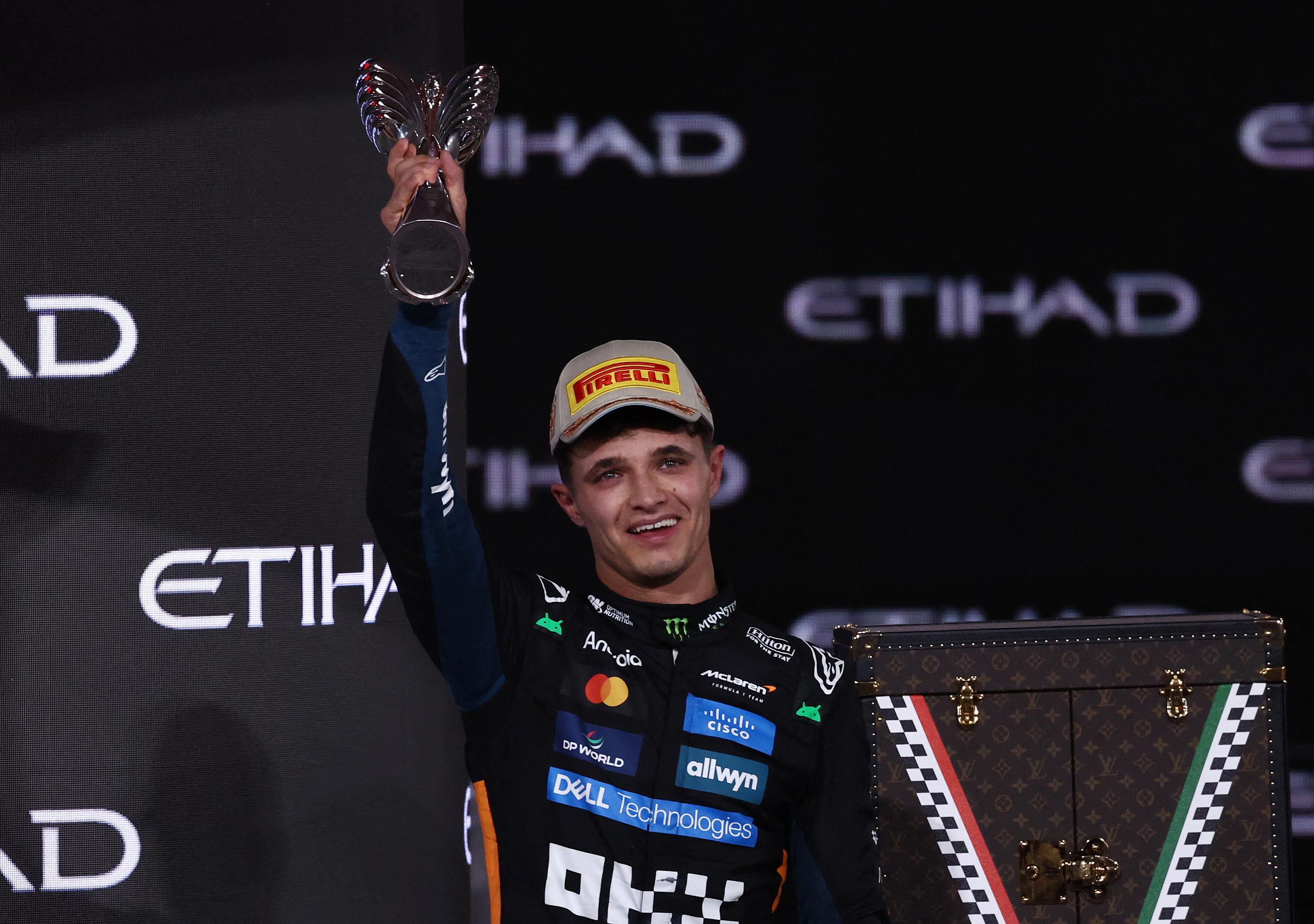 Lando Norris takes F1 title as Max Verstappen wins Abu Dhabi race