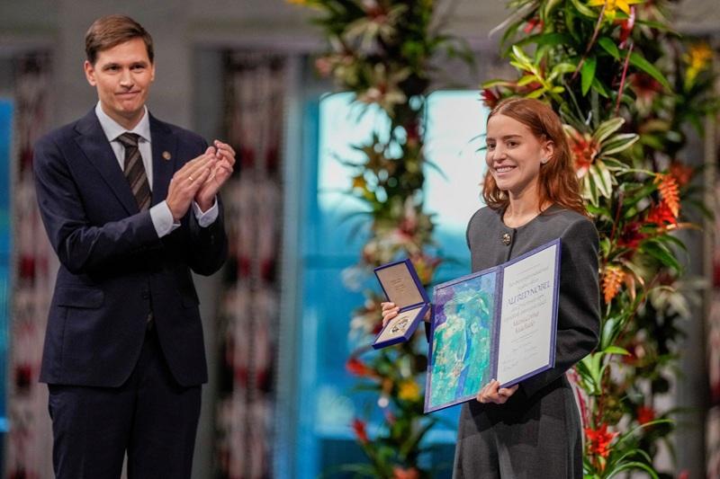 Democracies must fight for freedom, Nobel laureate Machado says