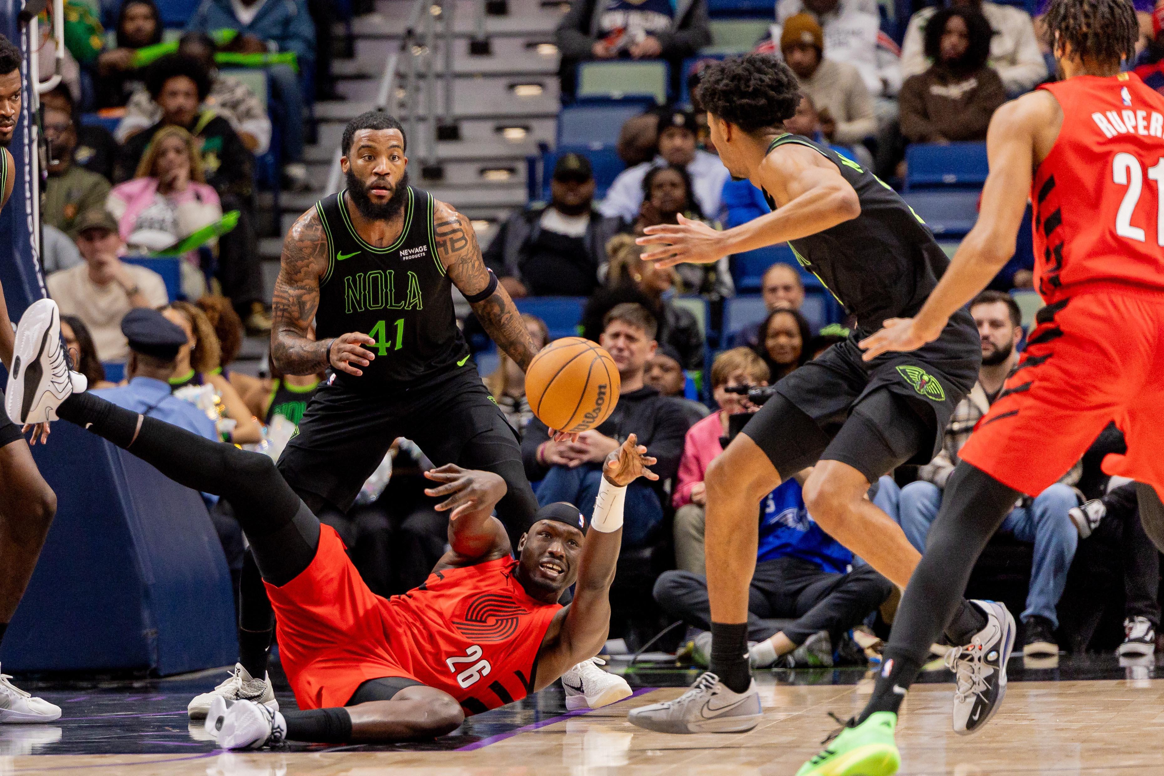 NBA: Pelicans vs Trail Blazers