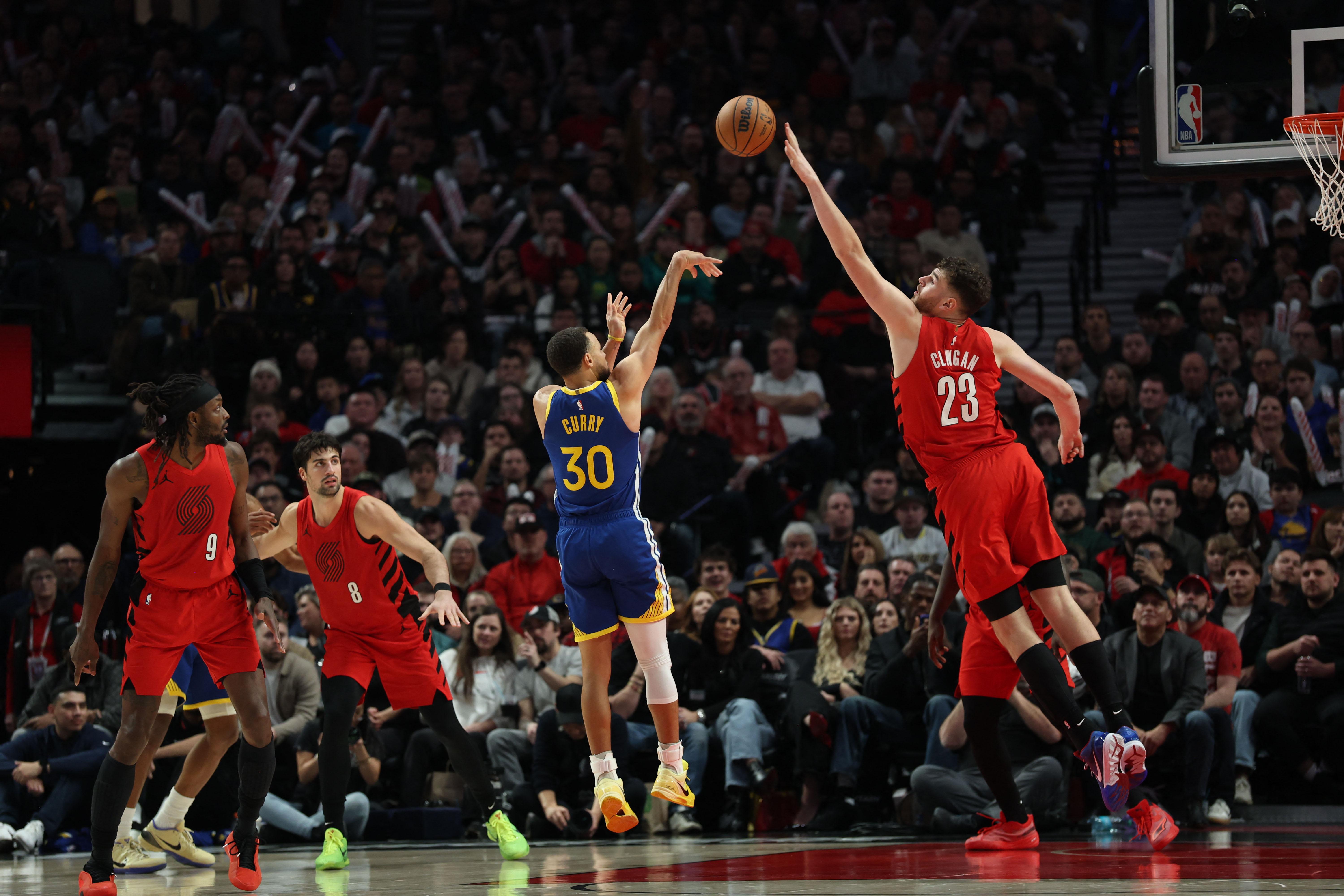 NBA: Trail Blazers overcome Stephen Curry's 48 points for Warriors