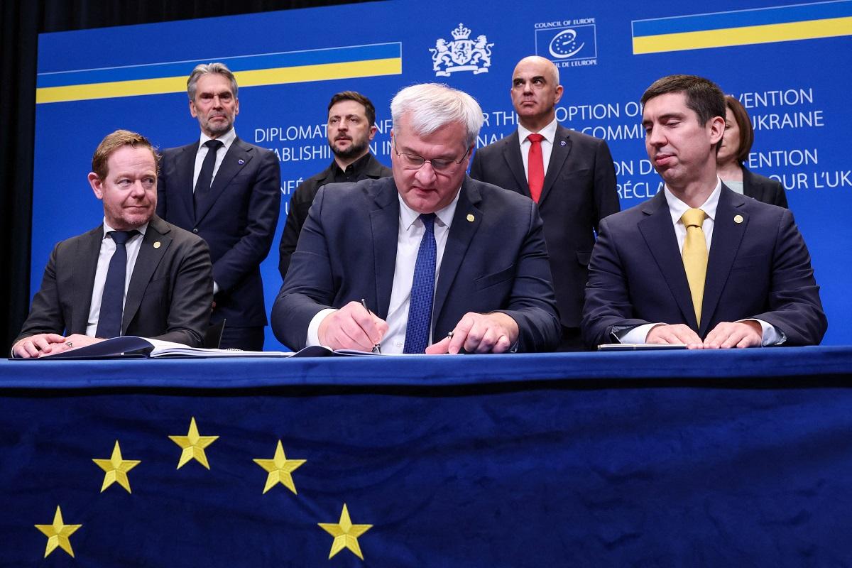 Europe launches international commission for Ukraine war damages