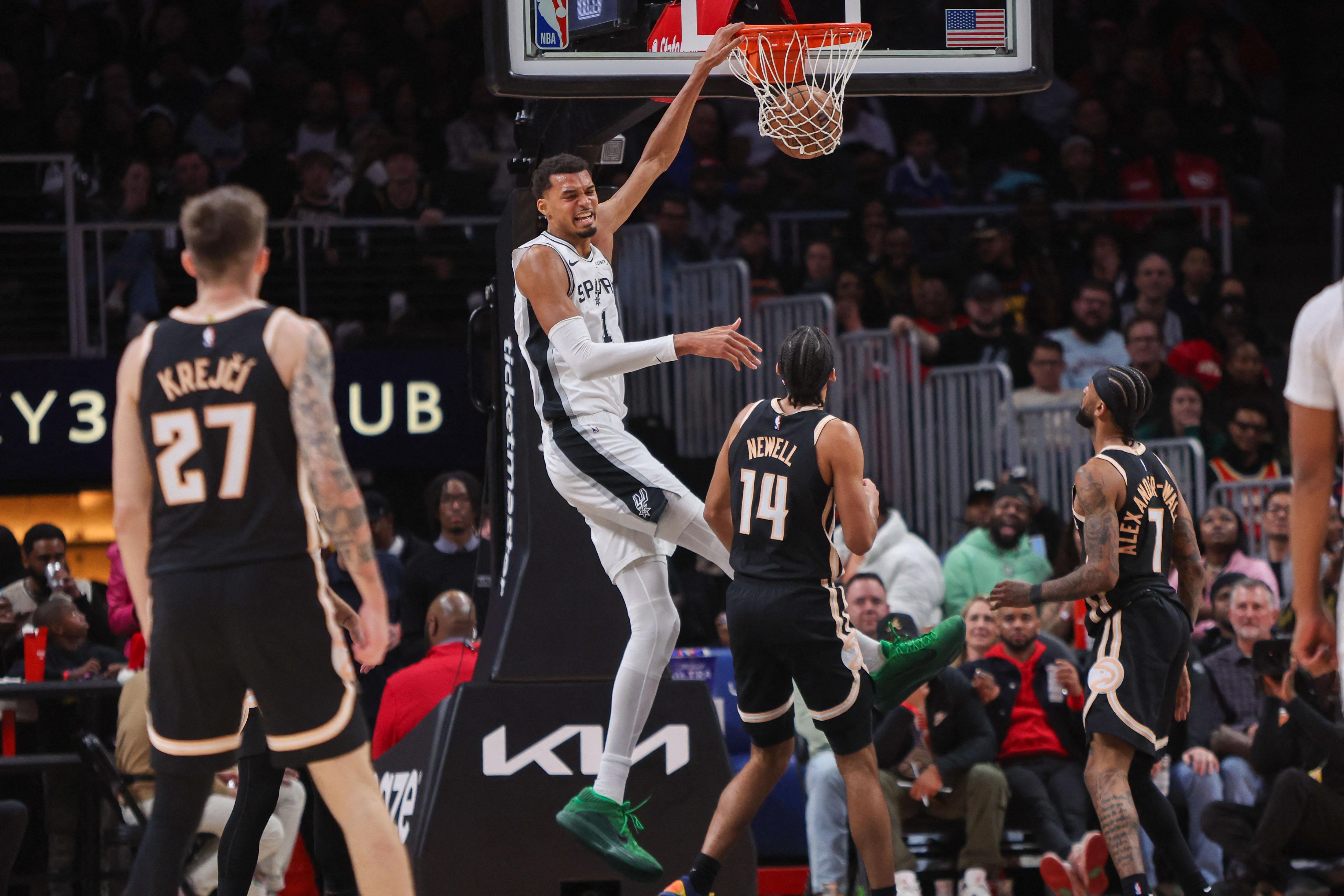 NBA: Victor Wembanyama of the San Antonio Spurs