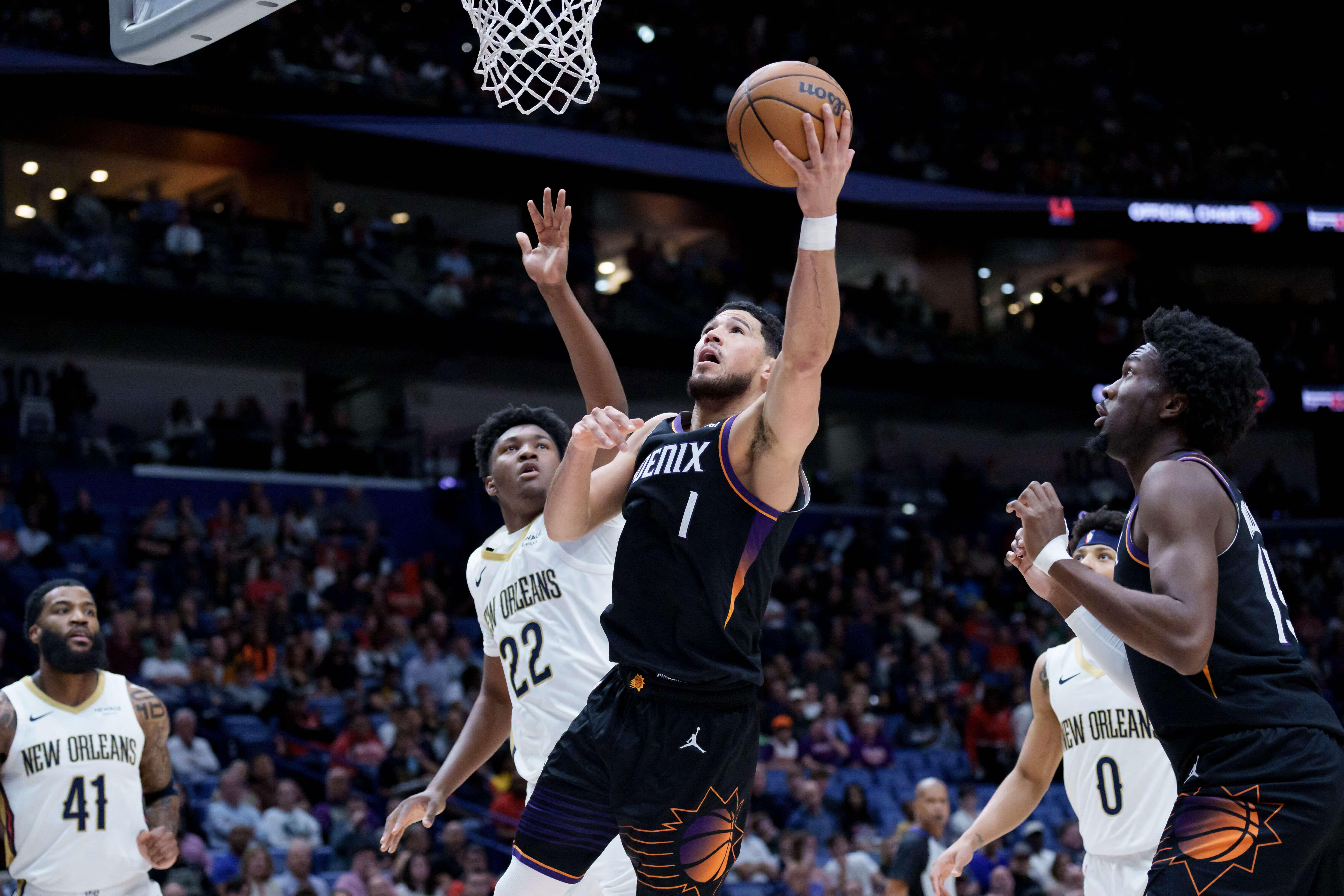 NBA: Devin Booker, Mark Williams carry Suns past Pelicans