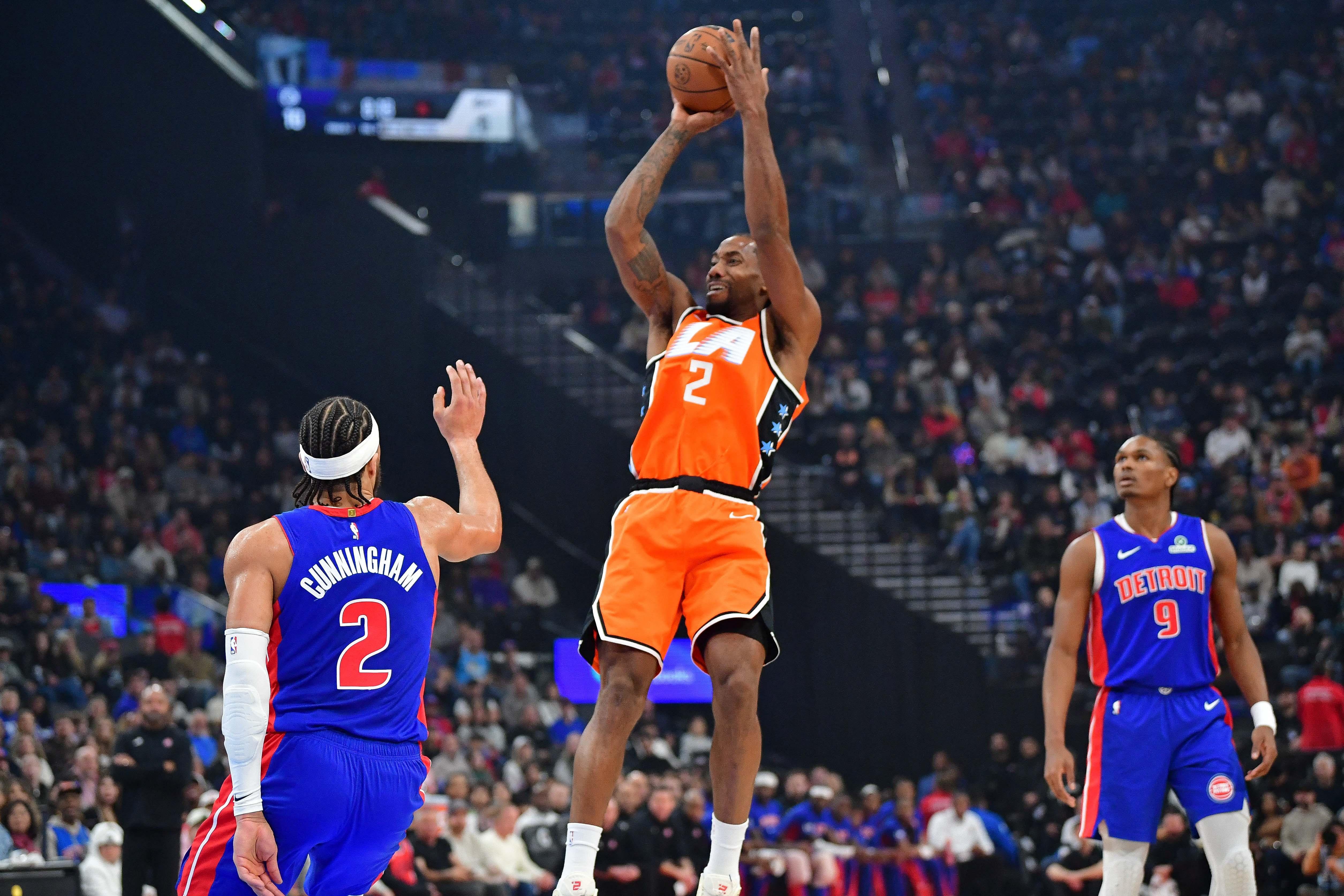 NBA: Kawhi Leonard scores career-best 55 points as Clippers beat Pistons