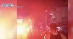 Christmas lights sa munisipyo ng Subic, pumutok at nagliyab