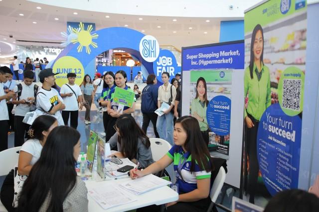 Face-to-face with opportunity as job seekers confidently take part in interviews with top employers at the SM Job Fair.