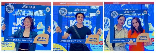 On-the-spot hiring â happy jobseekers walk away with job offers in hand, proving that SM Job Fairs are more than events â theyâre gateways to livelihood.