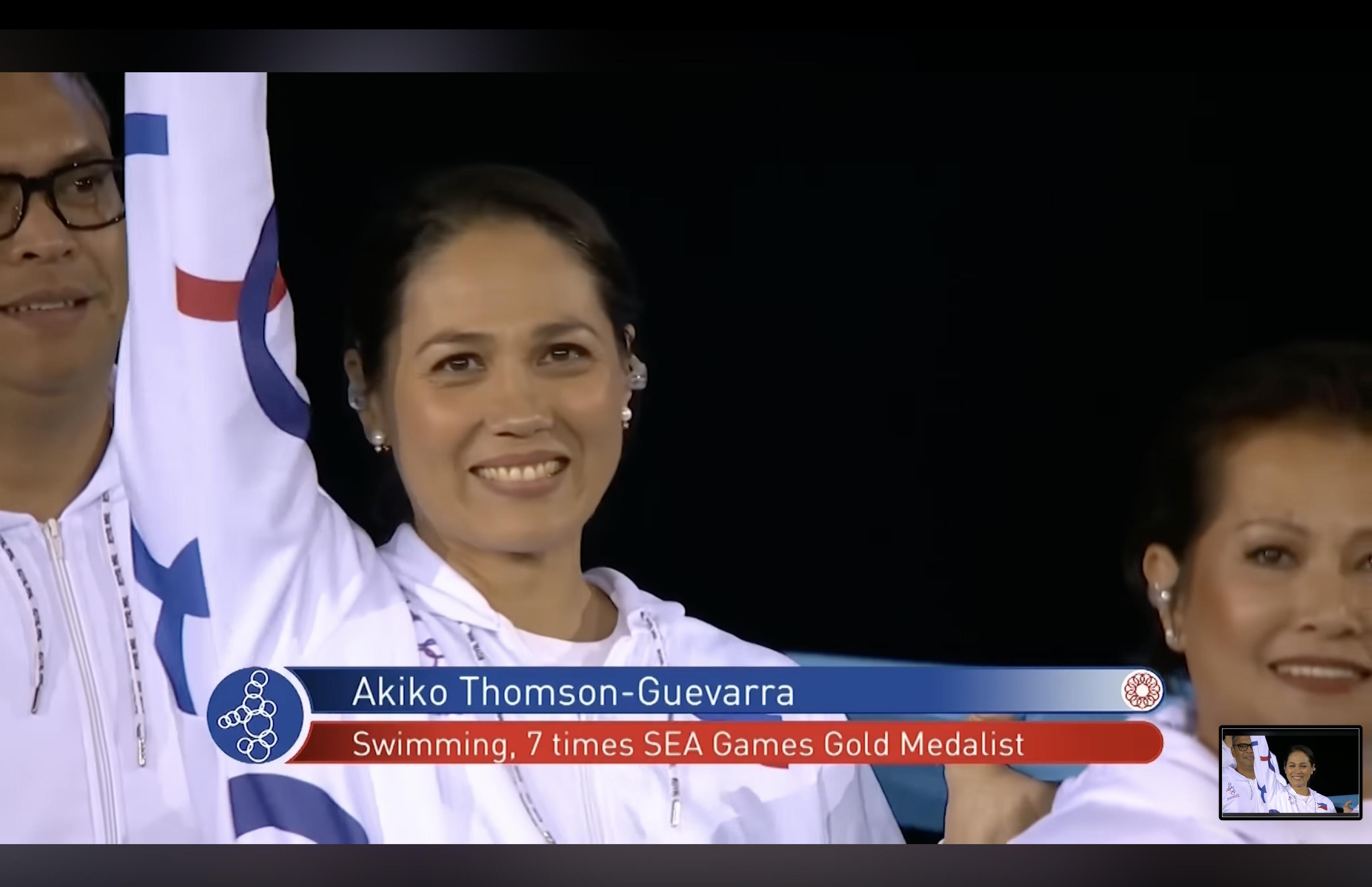 Akiko Thomson at the 2019 SEA Games