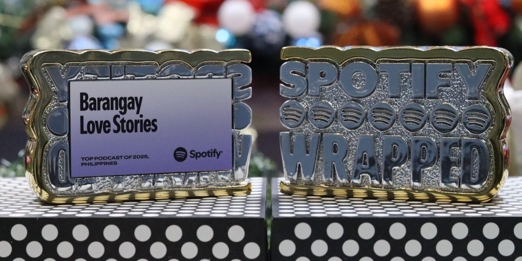'Barangay Love Stories' podcast wins two Spotify Wrapped awards