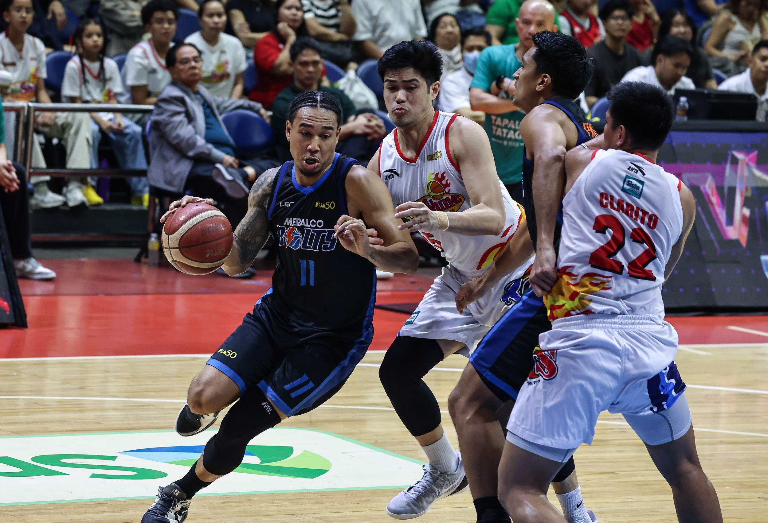 PBA: Meralco's Chris Newsome vs Rain or Shine