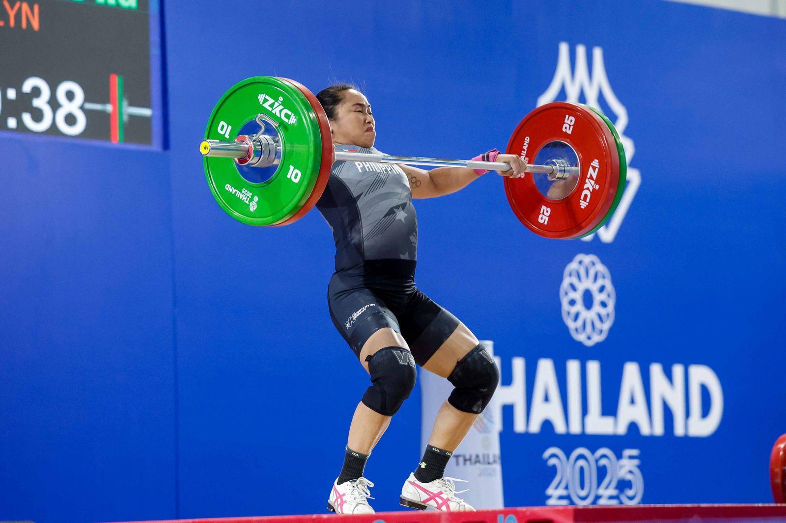 2025 SEA Games weightlifiting: Hidilyn Diaz