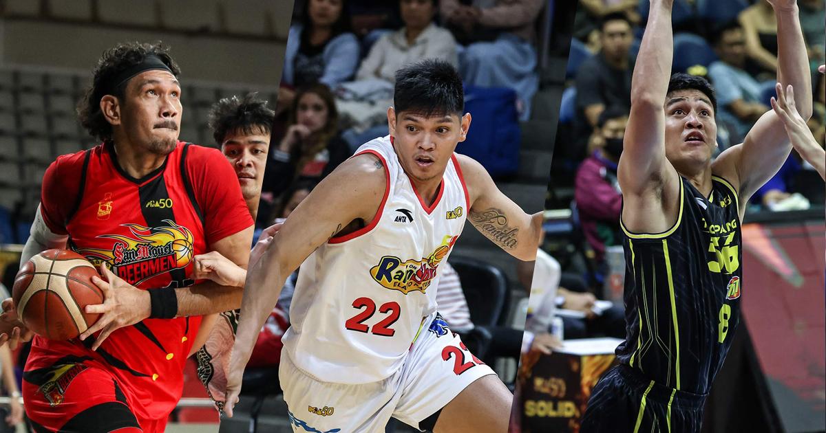 PBA: SMB's Fajardo, Rain or Shine's Clarito, and TNT's Oftana