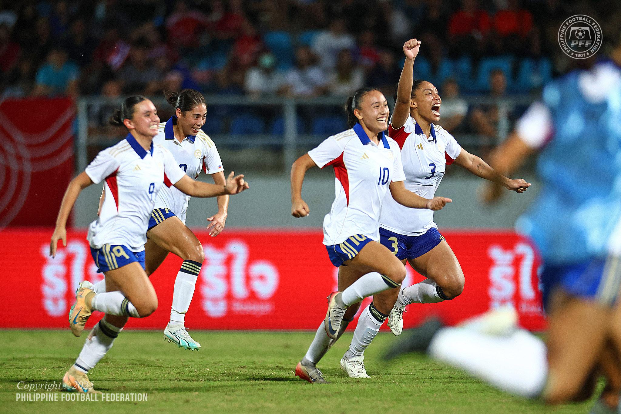 Filipinas escape Thailand, advance to SEA Games women"s football gold medal match