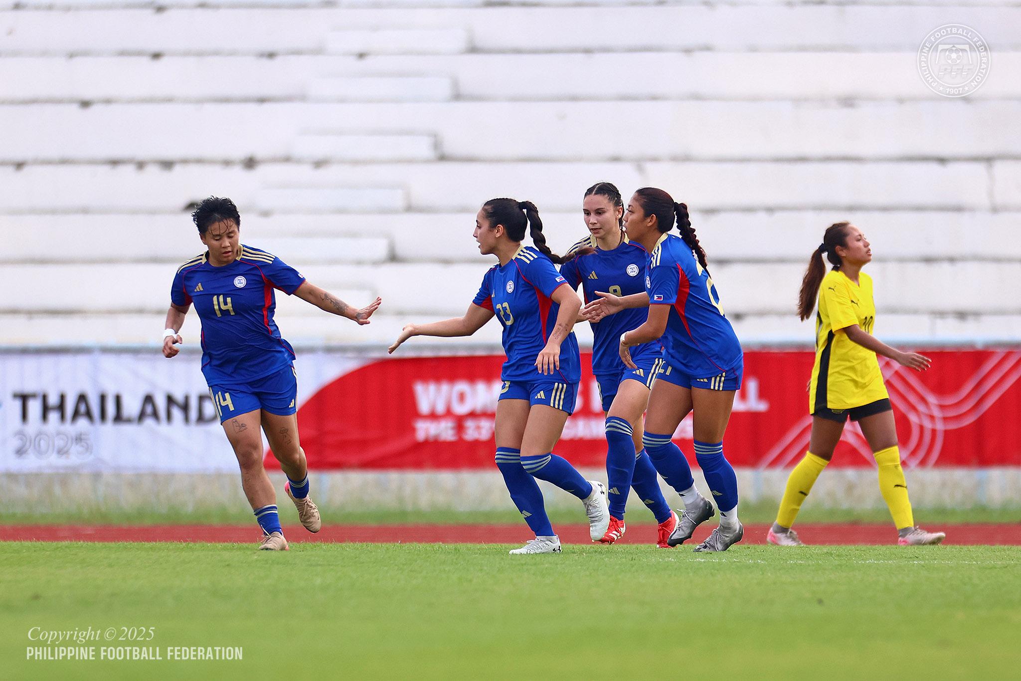 Filipinas drub Malaysia to reach 2025 SEA Games semis
